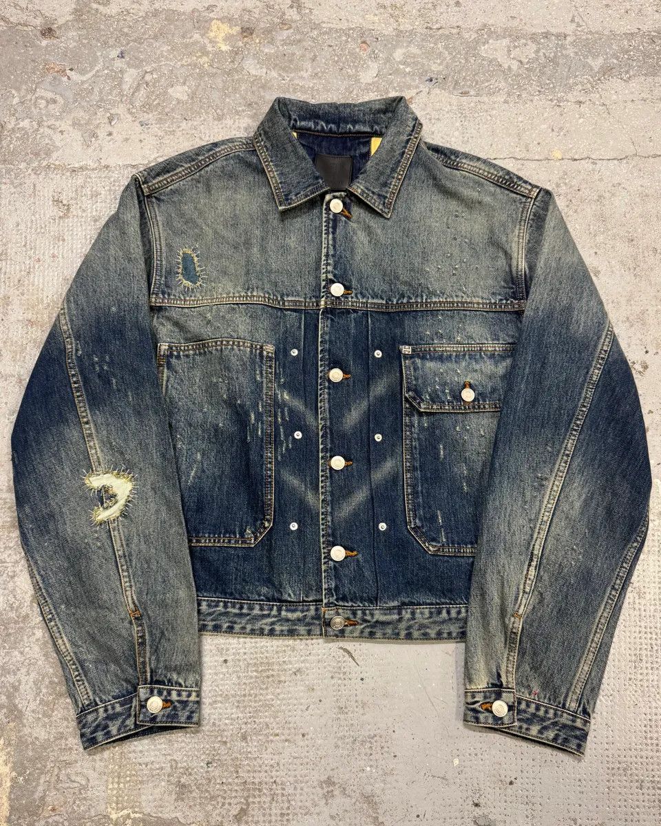 Givenchy Givenchy Reinforced Denim Jacket by Matthew Williams Size US M / EU 48-50 / 2 - 1 Thumbnail