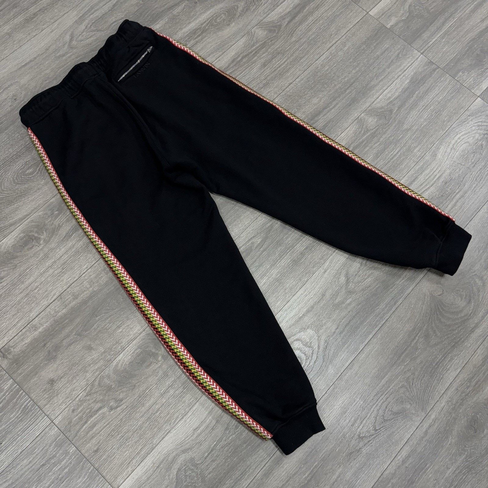 Lanvin Lanvin Curb Lace Sweatpants ' Black Multi Color ' | GREAT! Size US 33 - 7 Thumbnail