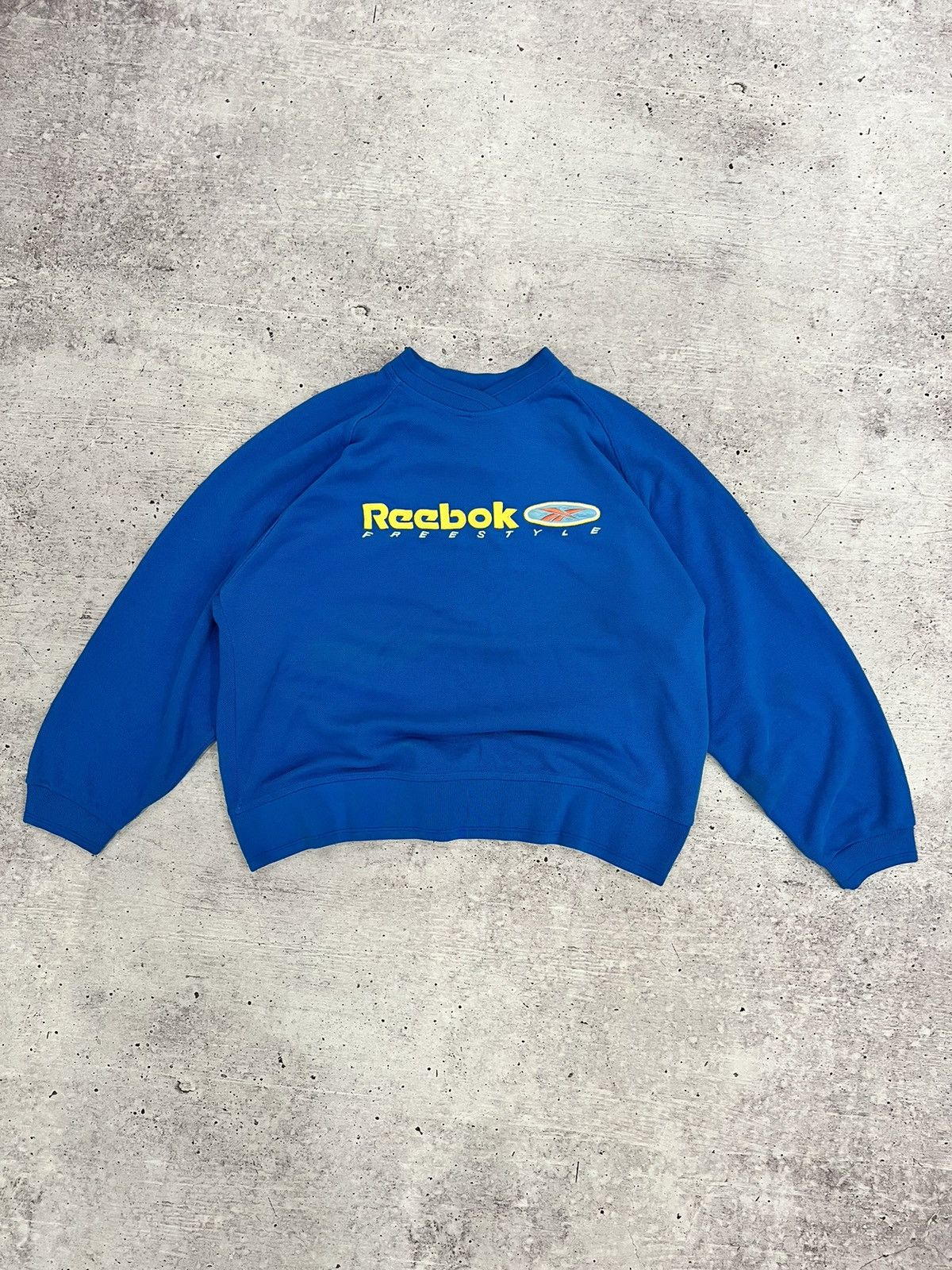 Reebok Freestyle 90s Vintage Sweatshirt Big Logo
