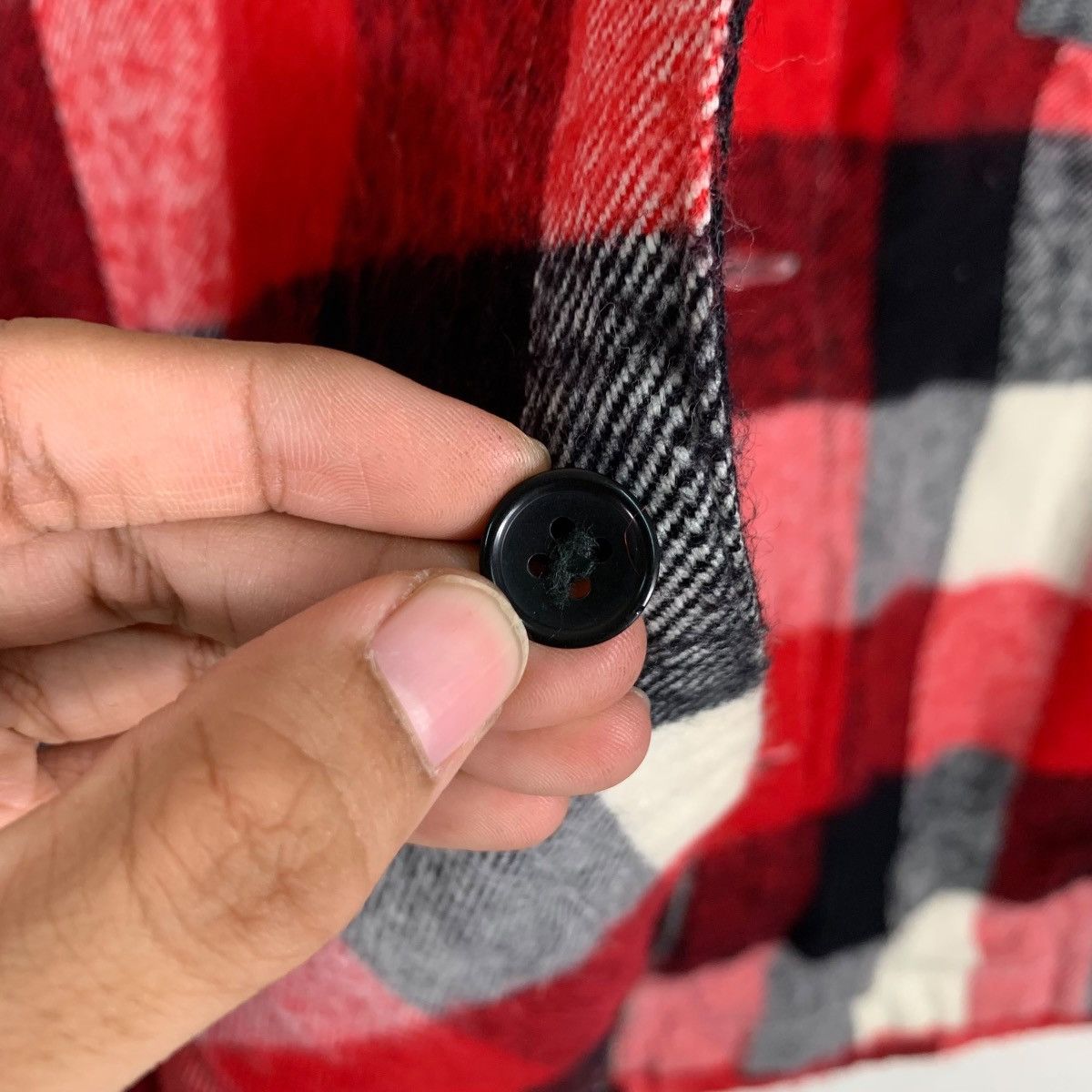 Flannel BOB-COX Red Checked Flannel Jacket #1143-C52 Size US M / EU 48-50 / 2 - 12 Thumbnail