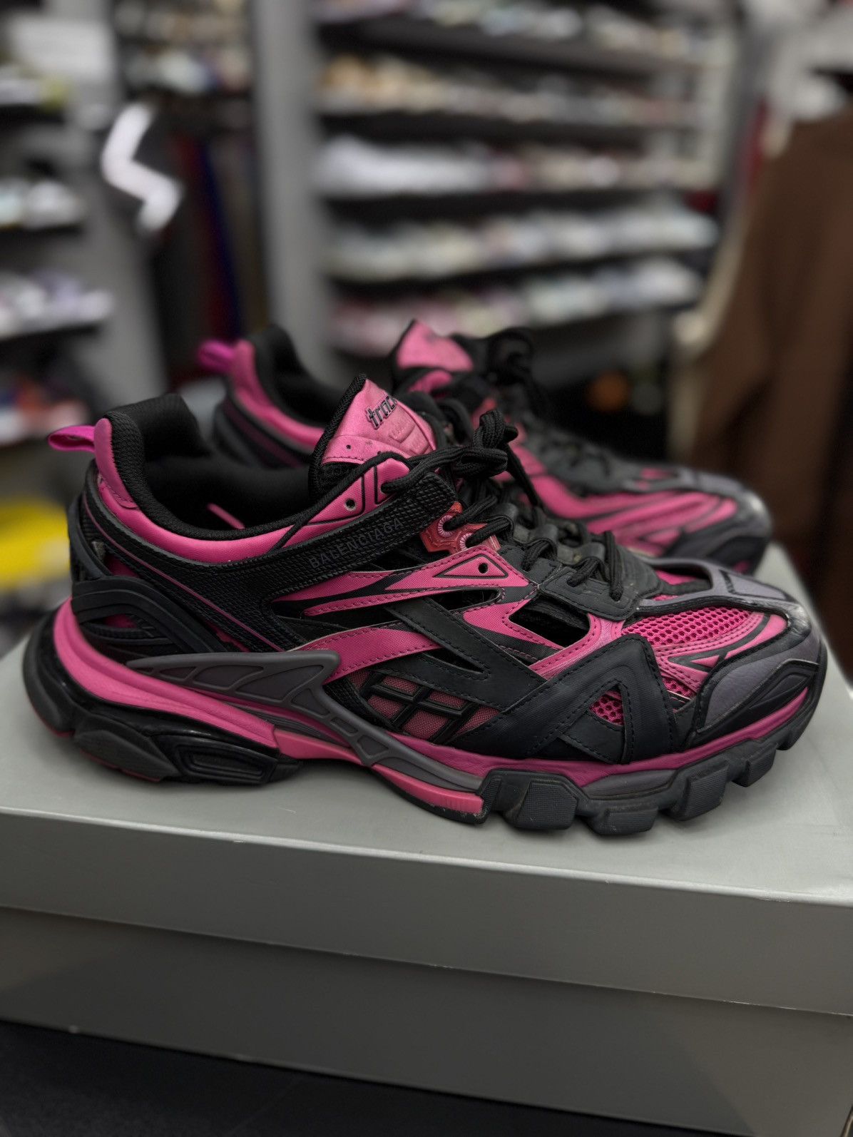 Balenciaga Balenciaga Men’s Track 2 Pink 12US/45EU $1000 Retail Size US 12 / EU 45 - 1 Thumbnail