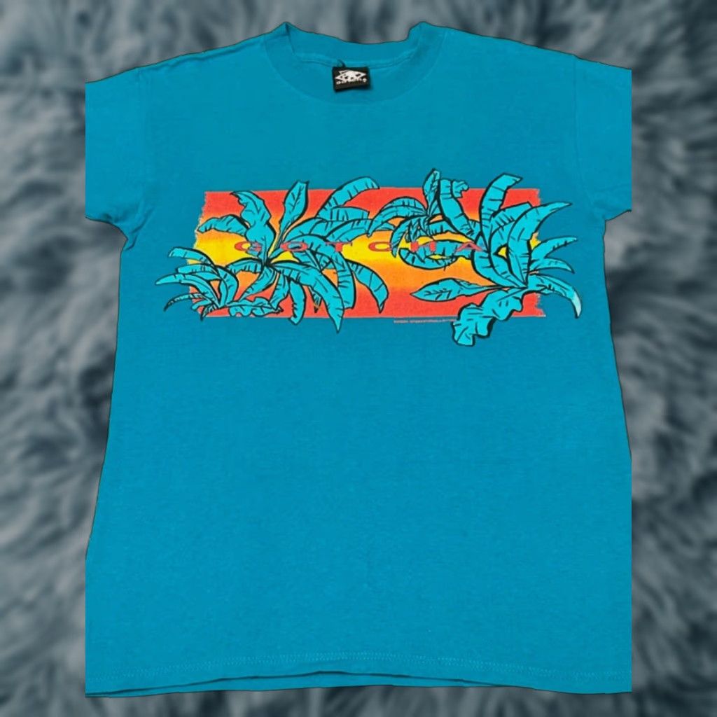 Gotcha VINTAGE Gotcha Shirt Double-Sided Surf 1992 Mens M Blue 90s USA Surfer Shirt Size US M / EU 48-50 / 2 - 1 Thumbnail