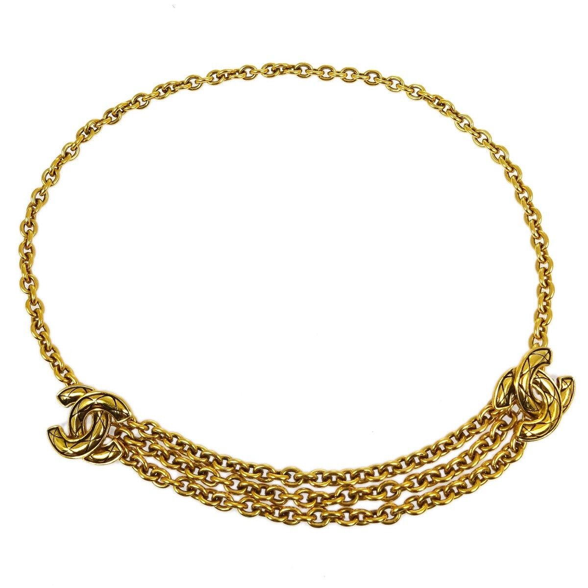 Chanel Chanel Quilted CC Multi Chain Belt Metal Size ONE SIZE - 1 Thumbnail