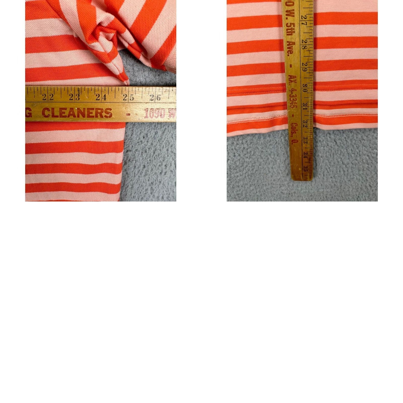Vintage Columbia PFG Polo Shirt Mens XL Orange Striped Rugby Fishing Fisherman NEW Size US XL / EU 56 / 4 - 8 Thumbnail