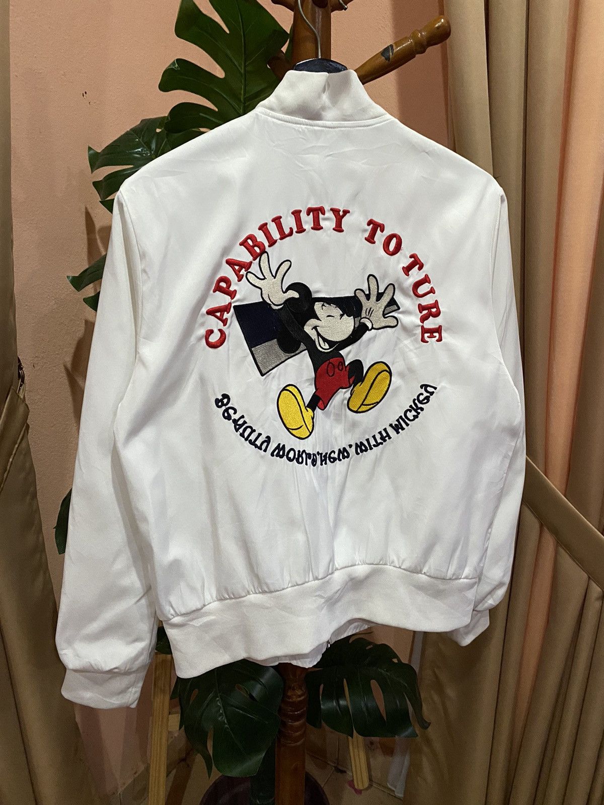 Mickey Mouse EMBROIDERED IN MY VIEW MICKEY MOUSE BOMBER JACKET Size US M / EU 48-50 / 2 - 8 Thumbnail
