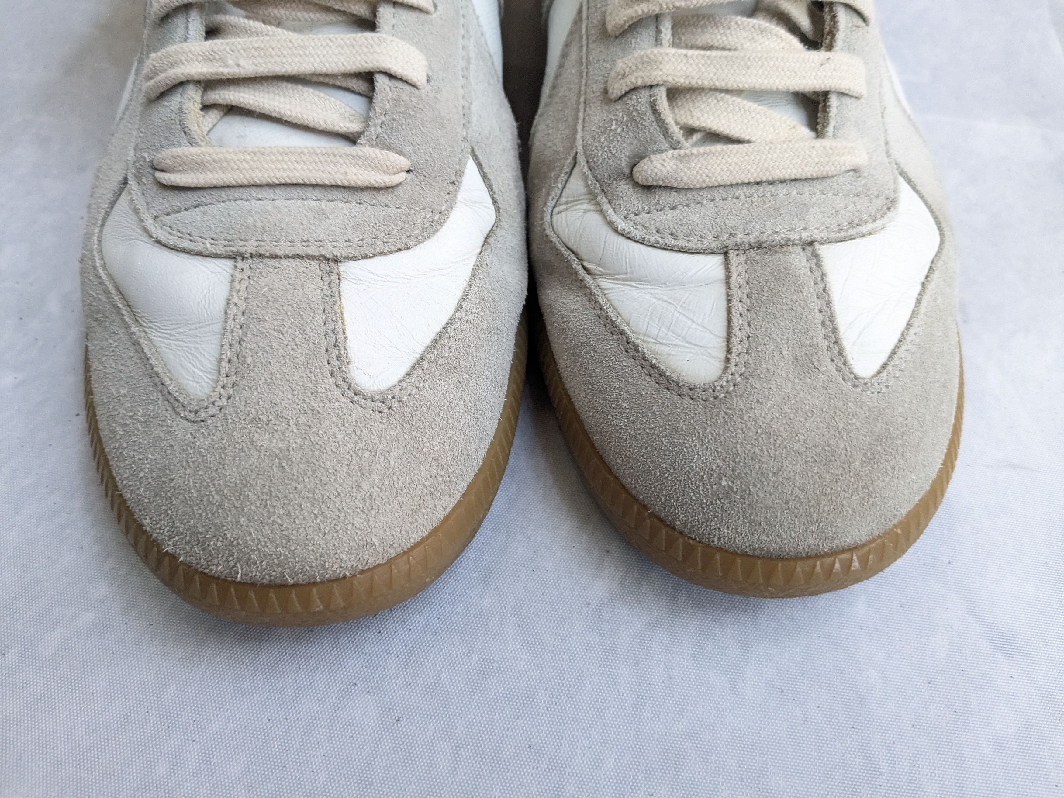 Maison Margiela Maison Margiela Replica GAT White Gray 11 44 Low Tops Size US 11 / EU 44 - 4 Thumbnail