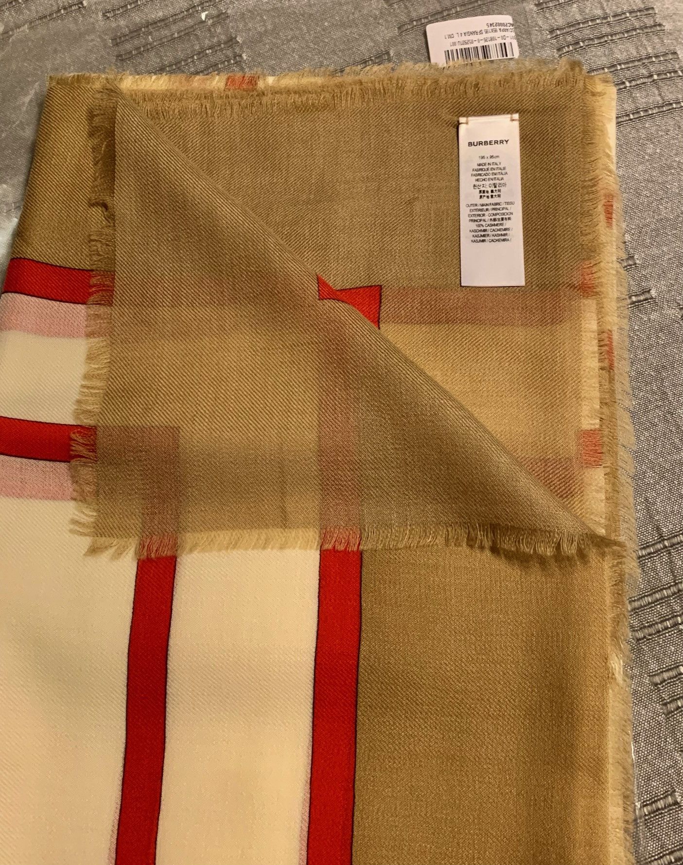 Burberry Burberry Chasmere stole Size ONE SIZE - 3 Thumbnail