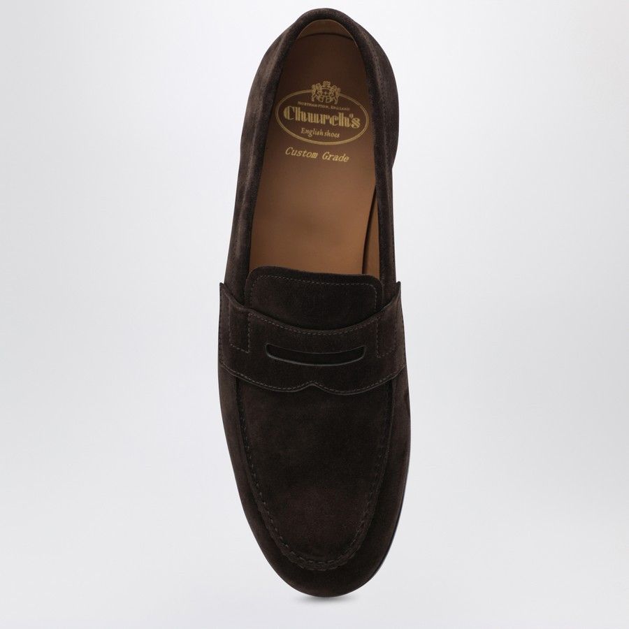 Church's o1d2blof0226 Suede Leather Loafers in Brown Size US 9.5 / EU 42-43 - 3 Thumbnail