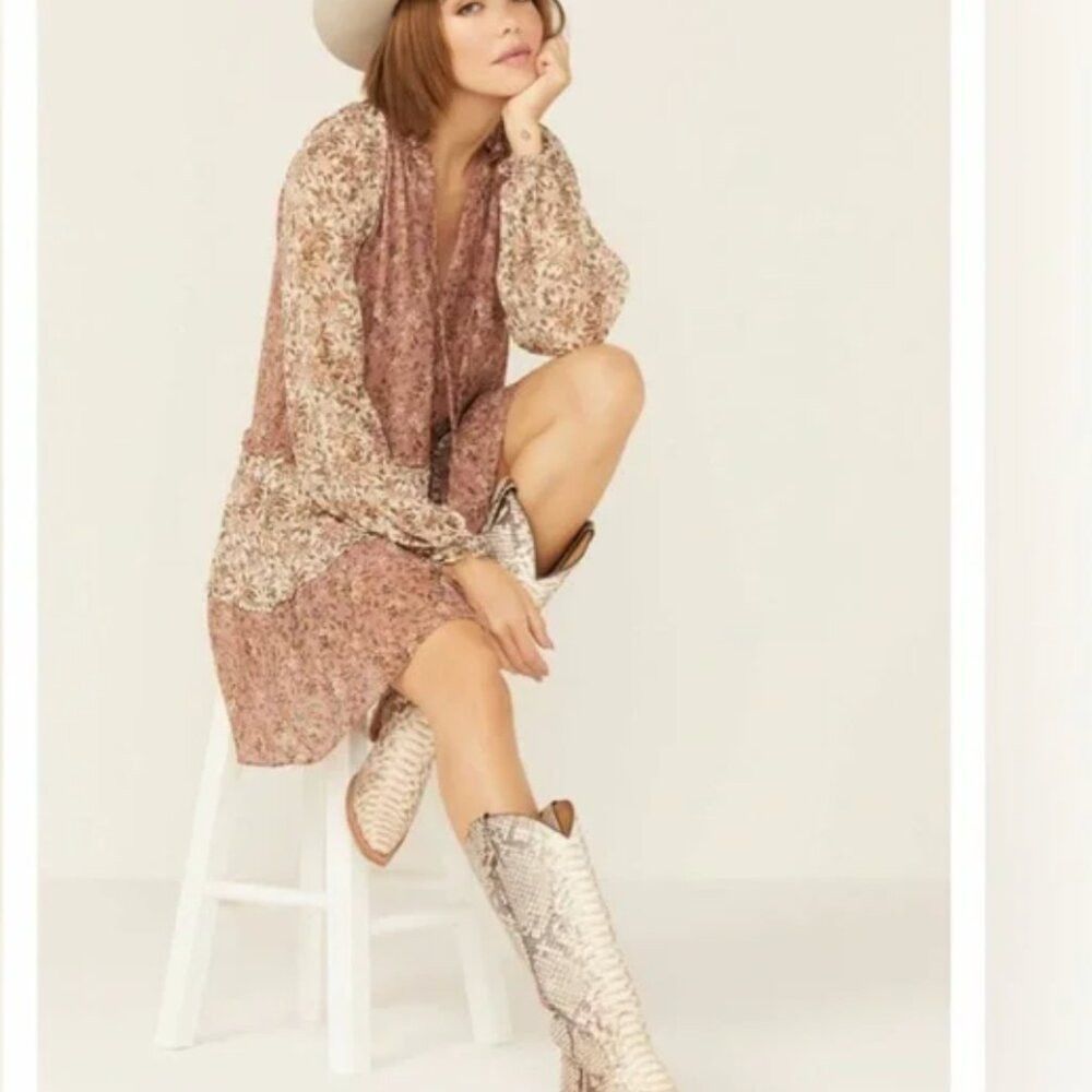 Show Me Your MuMu Show Me Your Mumu Birdie Mini Dress Bohemian Floral Print M Size S / US 4 / IT 40 - 3 Thumbnail