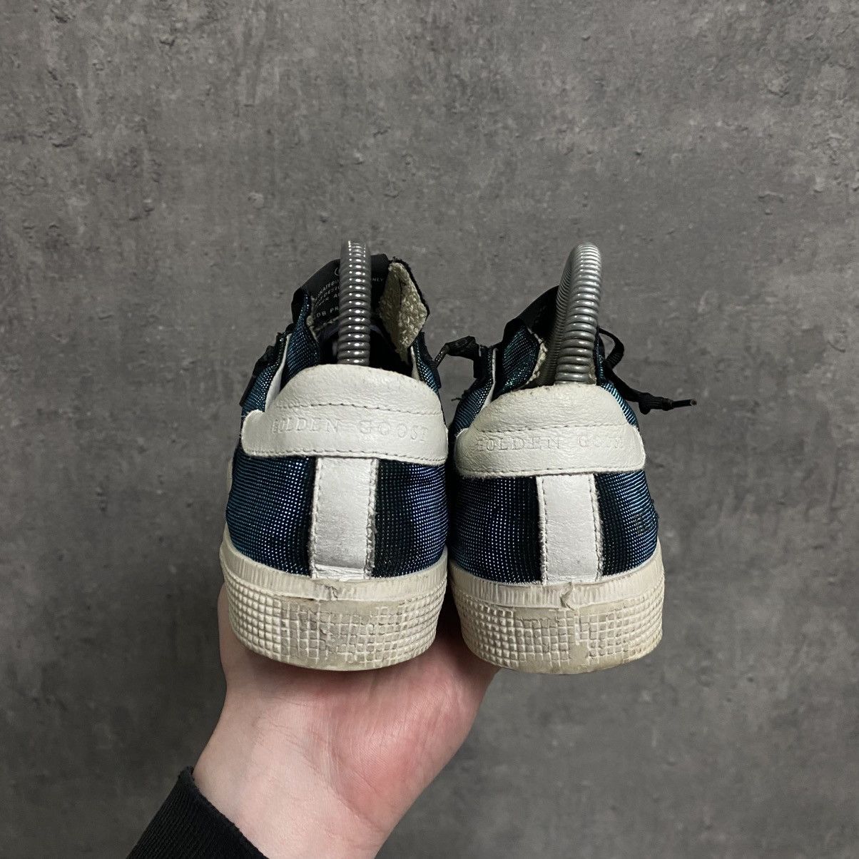 Golden Goose Golden Goose May Glitter Sneakers Size US 7 / IT 37 - 8 Thumbnail