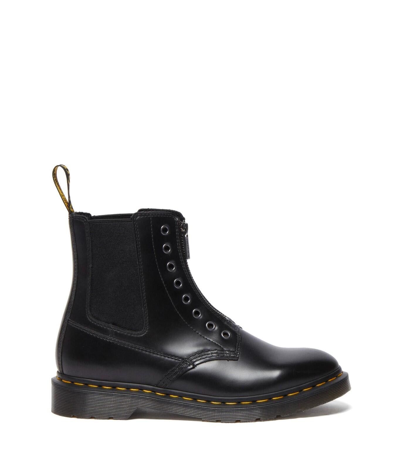 Dr. Martens Dr. Martens 1460 Gusset Leather Boots Smooth Black NEW Size US 11 / EU 44 - 3 Thumbnail