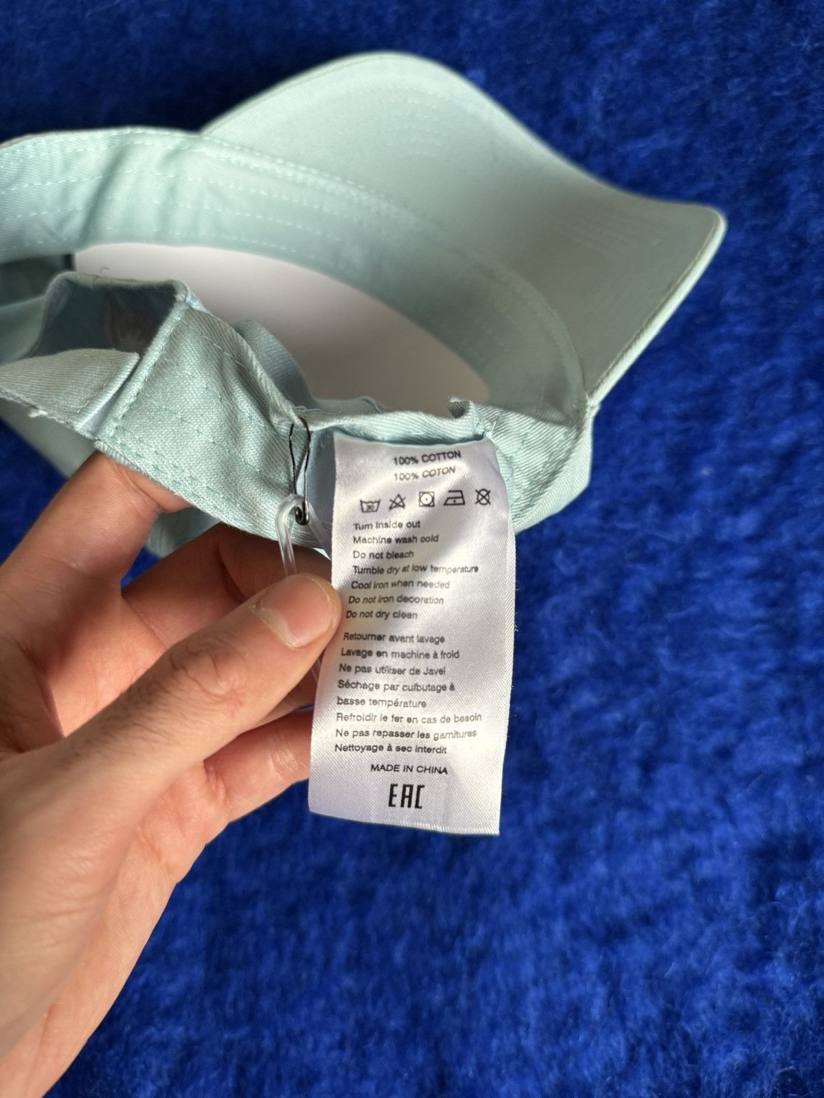 3.PARADIS 3.Paradis Cap Doves sky blue - Brand new with tag Size ONE SIZE - 6 Thumbnail