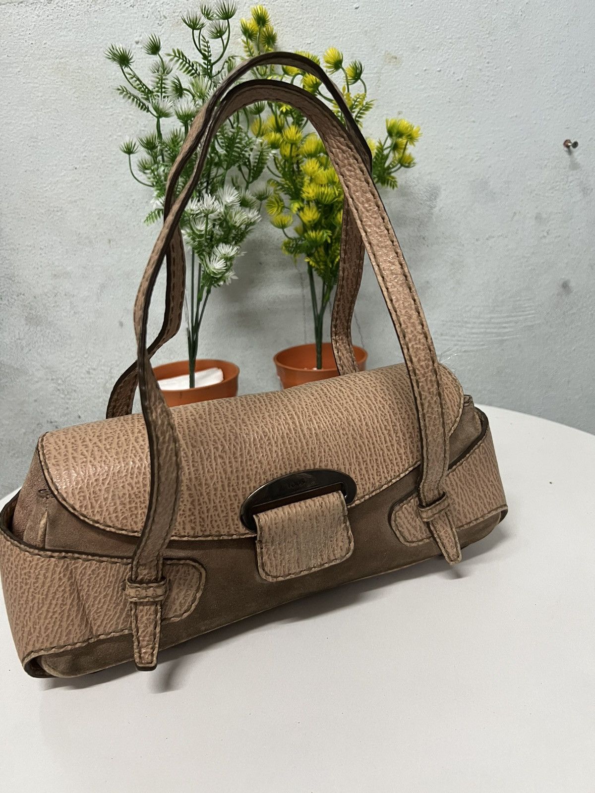 Tod's × Vintage Vintage Tod’s Suede Leather Size ONE SIZE - 2 Thumbnail