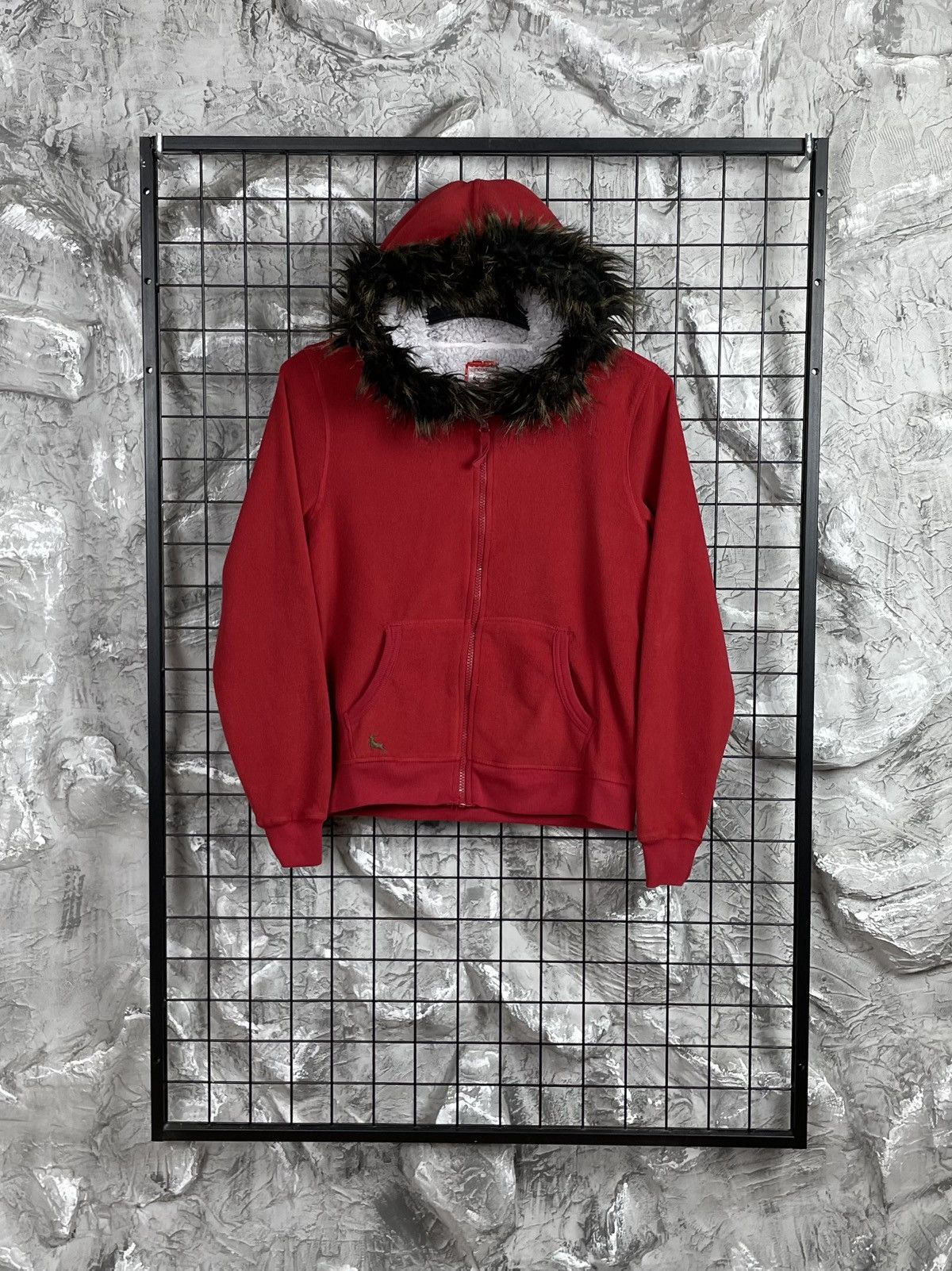 If Six Was Nine Y2K Black Fur Zip Hoodie Japanese LGB Ifsixwasnine Style Size US L / EU 52-54 / 3 - 1 Thumbnail