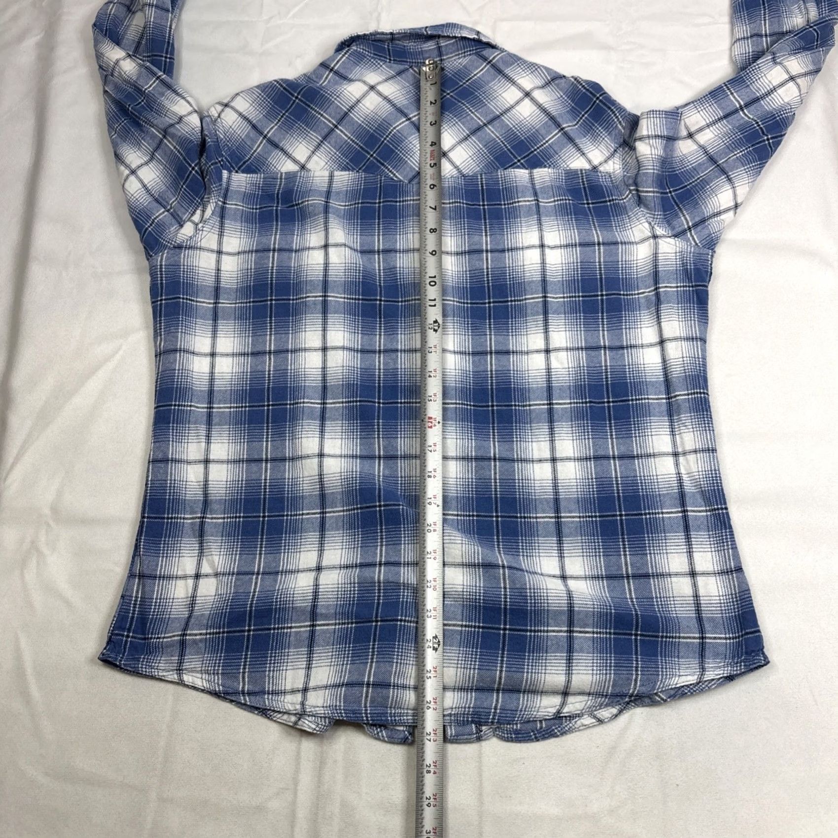 Wrangler VINTAGE Wrangler Workwear Plaid Pearl Snap Men’s Large Long Sleeve Blue Mens L Regular Button-Up Shirt Workwear Size US L / EU 52-54 / 3 - 6 Thumbnail