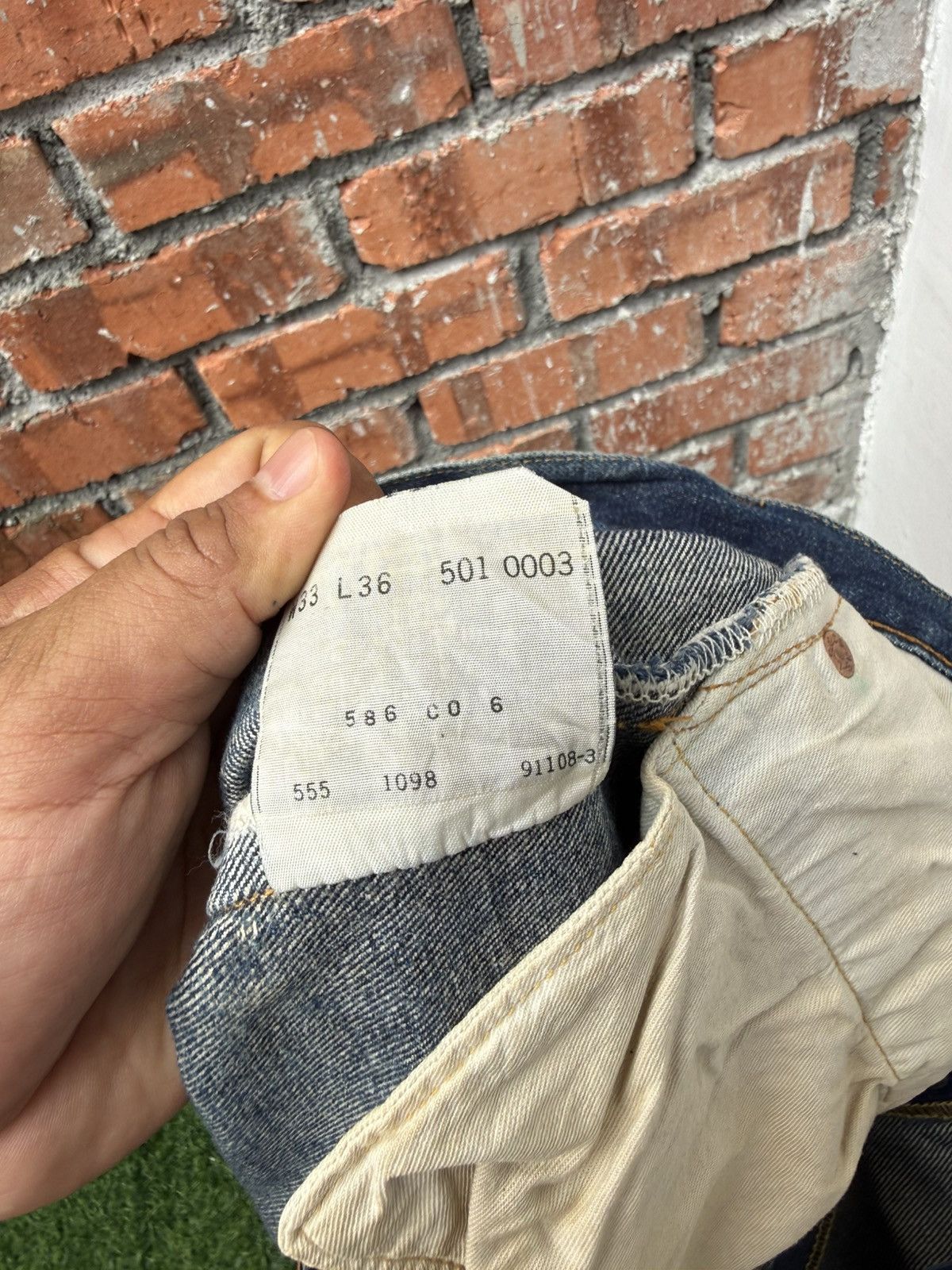 Levi's Vintage Clothing W32x32.5 vintage levi’s 501xx redline distressed Size US 32 / EU 48 - 12 Thumbnail