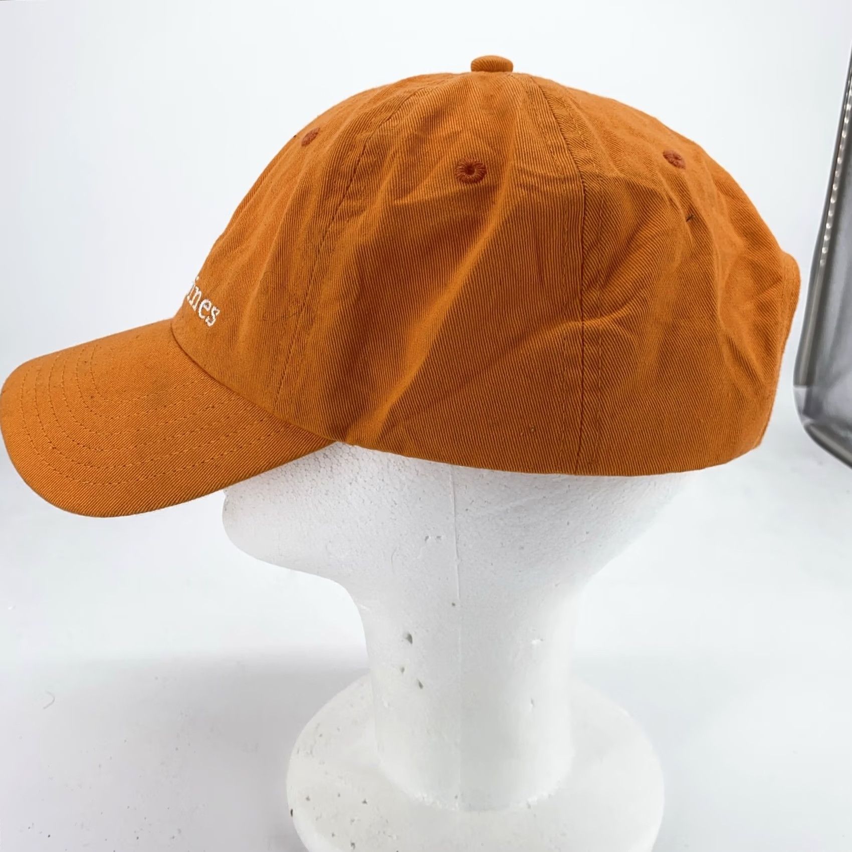 Vineyard Vines Vineyard Vines Hat Cap Strap Back Embroidered Whale Mens Classic Preppy Casual Orange Size ONE SIZE - 4 Thumbnail