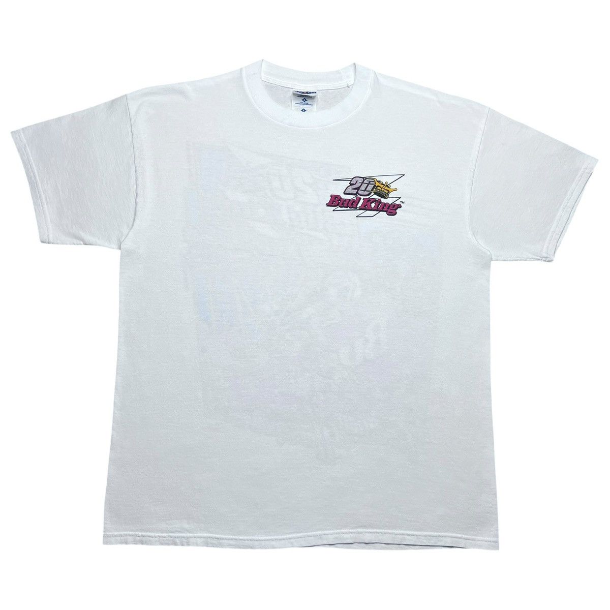 Budweiser Vintage 1998 Budweiser Racing Kenny Bernstein Graphic TShirt Size US L / EU 52-54 / 3 - 2 Thumbnail