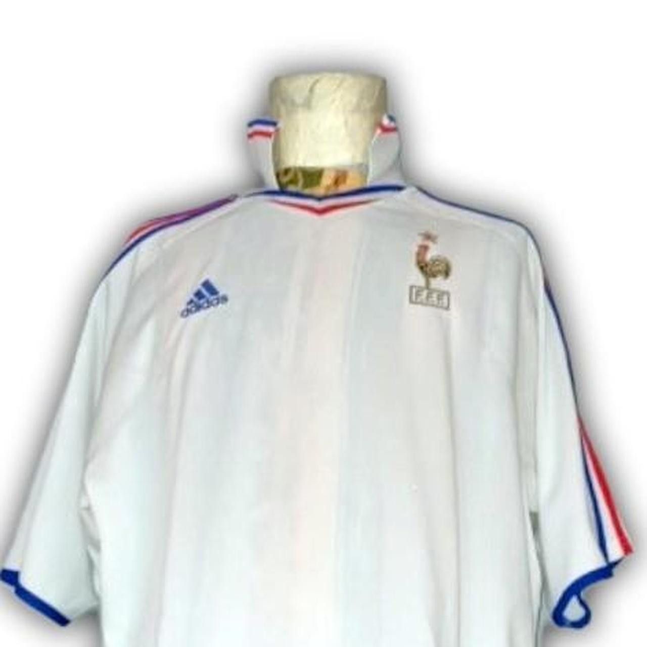 Adidas France 2000 2001 Away Shirt Jersey maillot Size US XXL / EU 58 / 5 - 2 Thumbnail