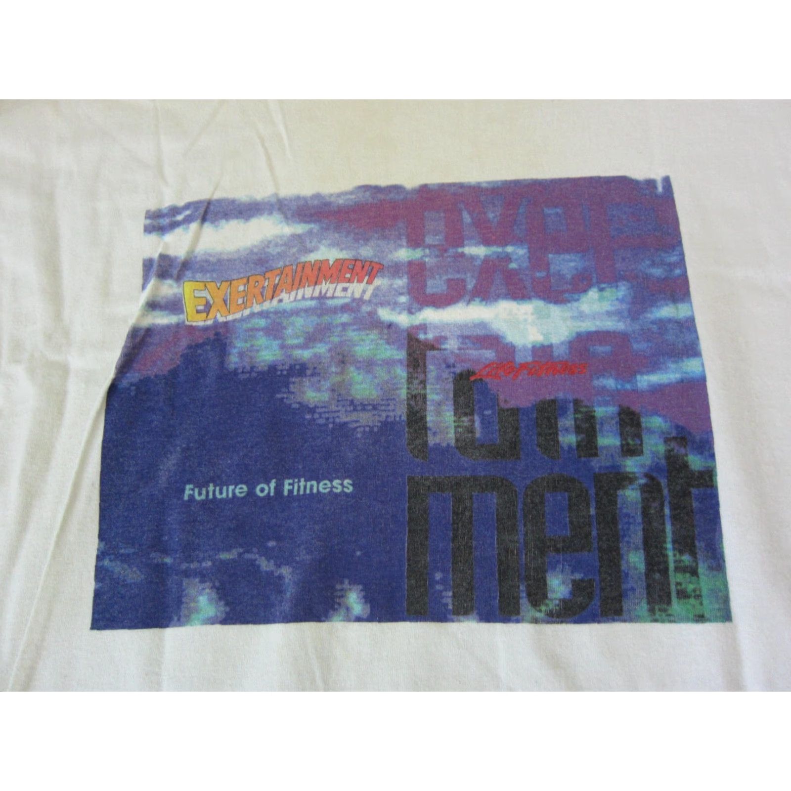 Fruit Of The Loom VINTAGE Fruit of the Loom Shirt Mens XL White Life Fitness USA Made Shirt XL White Size US XL / EU 56 / 4 - 3 Thumbnail