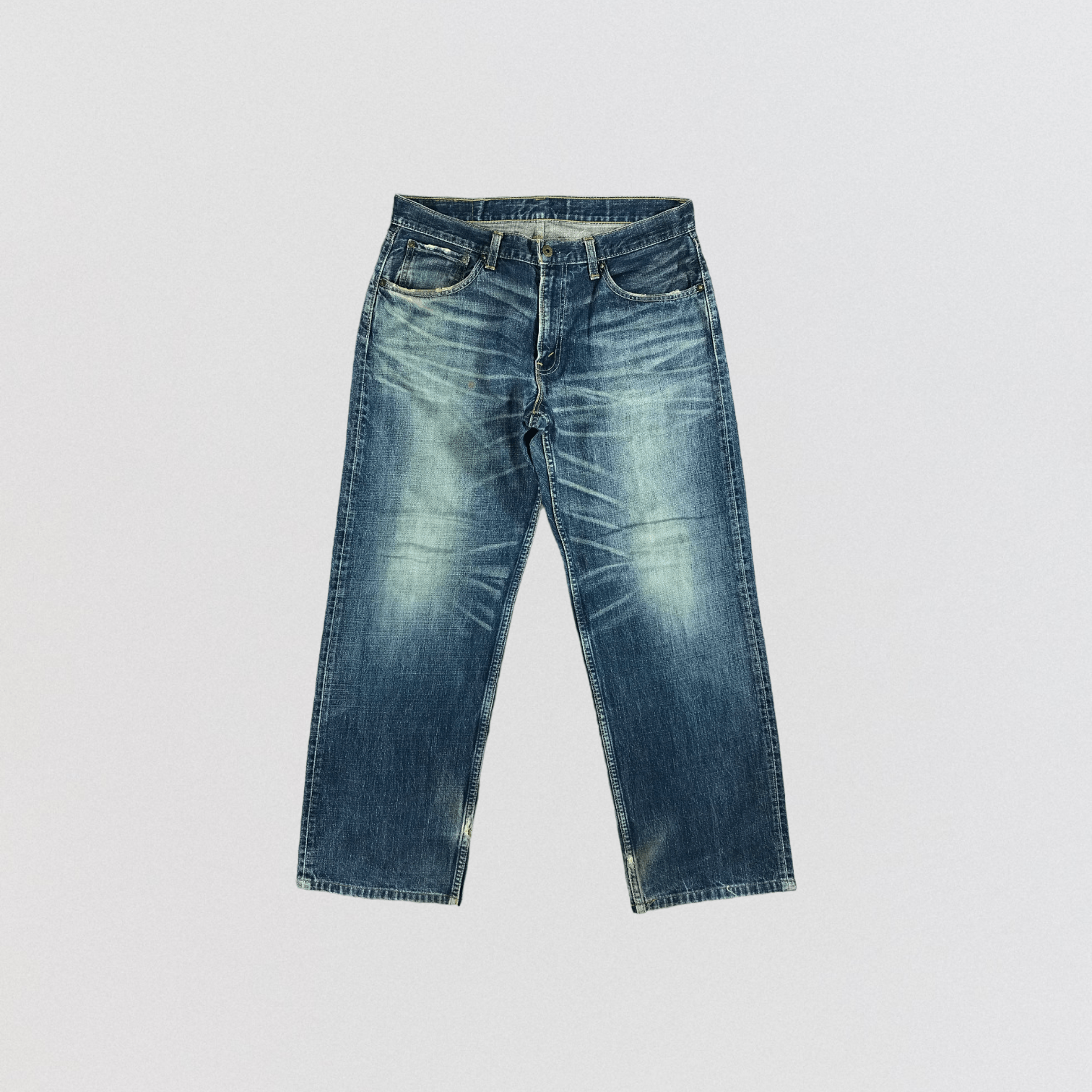 Levi's × Vintage 90s Vintage Blue Wash Levis 504 Jeans-JM2149 Size US 35 - 1 Thumbnail