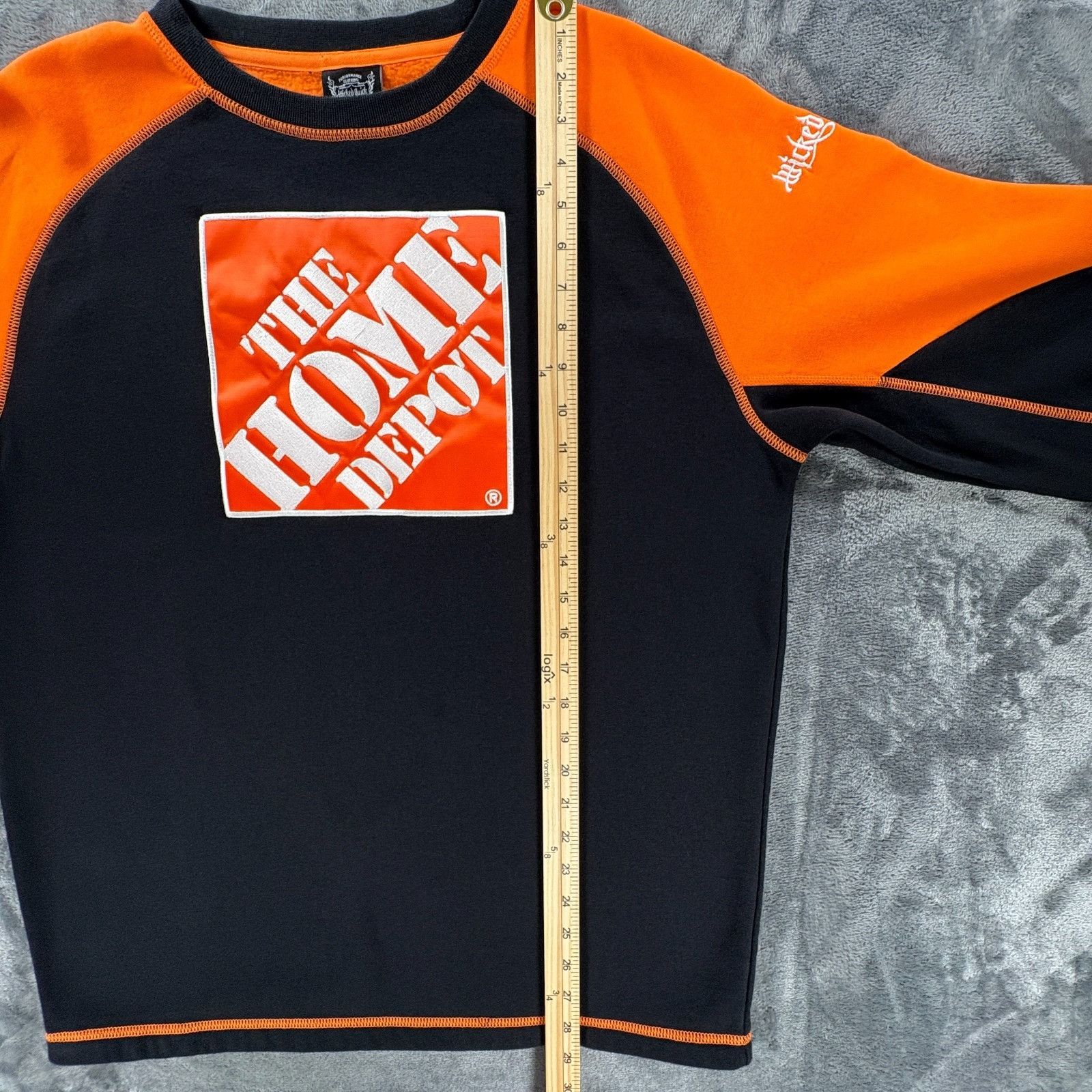 Other Wicked Quick Home Depot Racing Sweatshirt Men M Orange Black Size US M / EU 48-50 / 2 - 9 Thumbnail