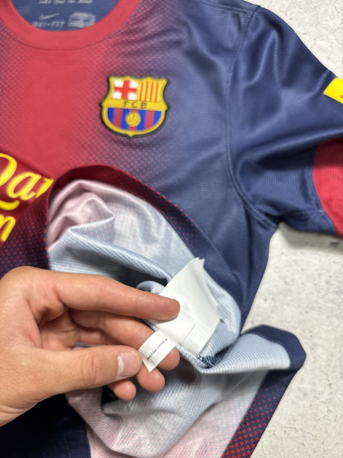 Nike Nike FC Barcelona Vintage Soccer Jersey 2012/2013 Y2K Size US S / EU 44-46 / 1 - 13 Thumbnail