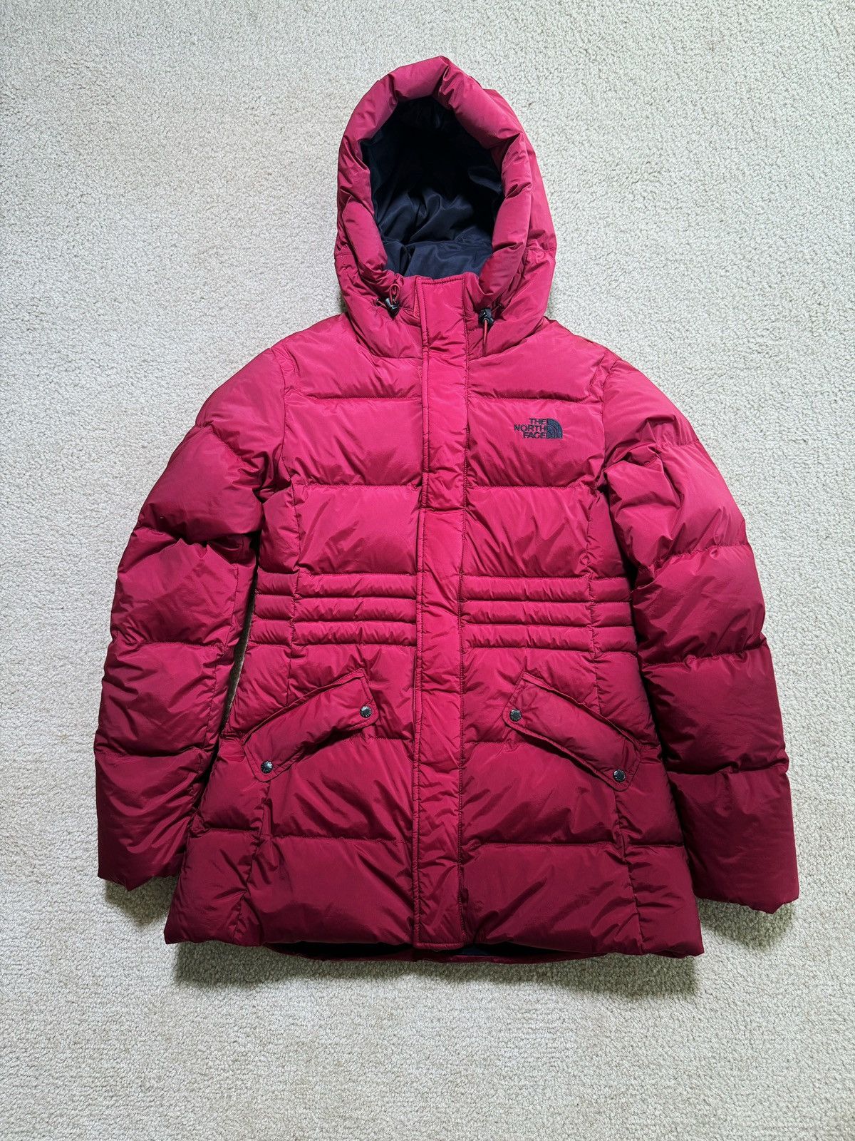 image of The North Face White Label Down Coat 700 in Purple, Women's (Size Medium)