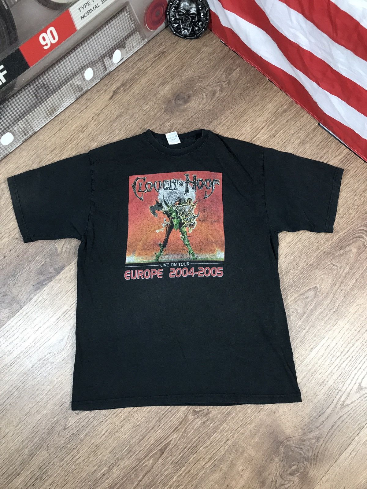 Band Tees × Vintage Cloven Hoof European Tour Shirt Size US L / EU 52-54 / 3 - 1 Thumbnail