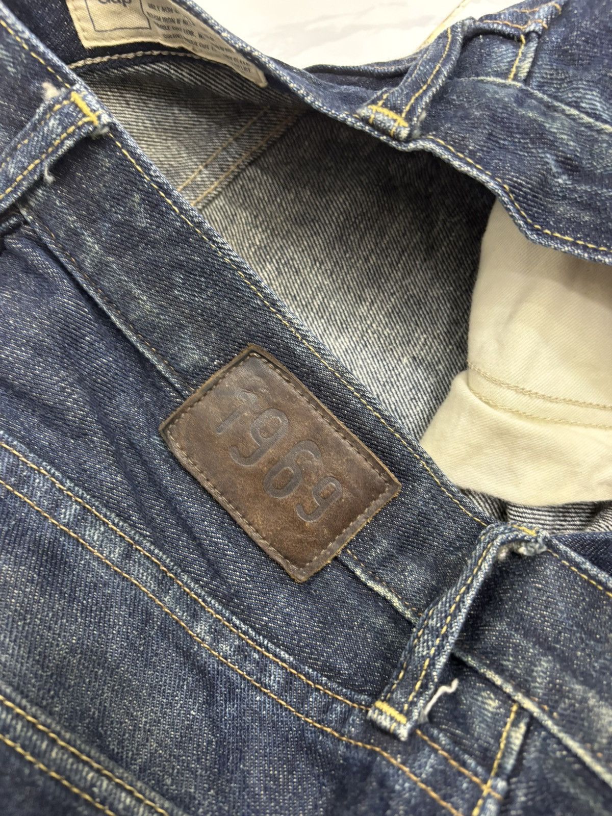 Gap × Japanese Brand VINTAGE GAP 1969 REGULAR FIT STRAIGHT DENIM JEANS Size US 31 - 12 Thumbnail