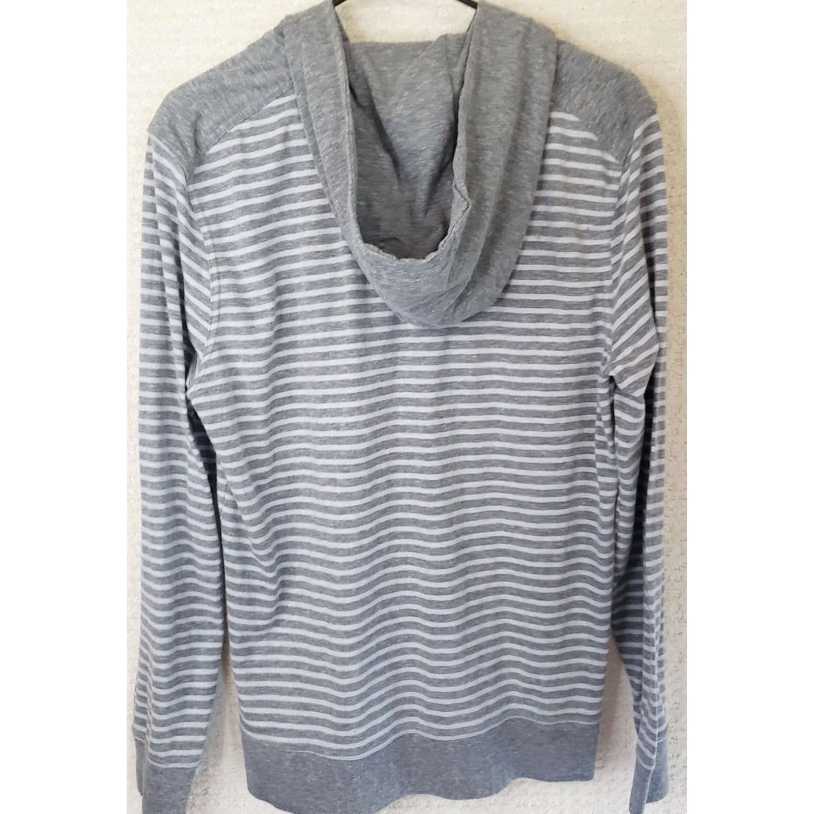 Banana Republic Banana Republic Hoodie The Vintage T Grey White Raglan Sleeve Pullover Men’s L Size US L / EU 52-54 / 3 - 5 Thumbnail