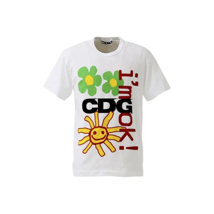 Comme des Garcons CDG Sunflower Short Sleeve T-Shirt 0079 Size US L / EU 52-54 / 3 - 1 Thumbnail