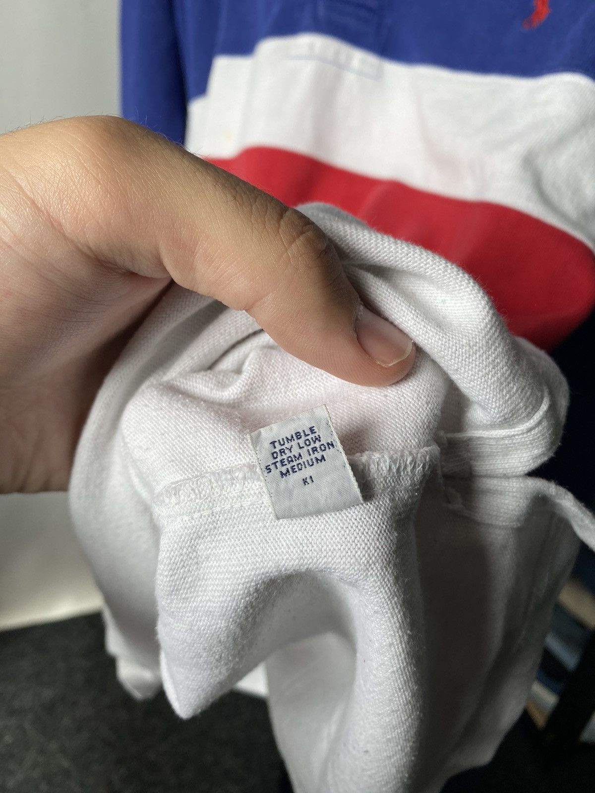 Polo Ralph Lauren 🔥Polo Sport Ralph Lauren Rugby Striped Polo Sweatshirt Size US M / EU 48-50 / 2 - 5 Thumbnail