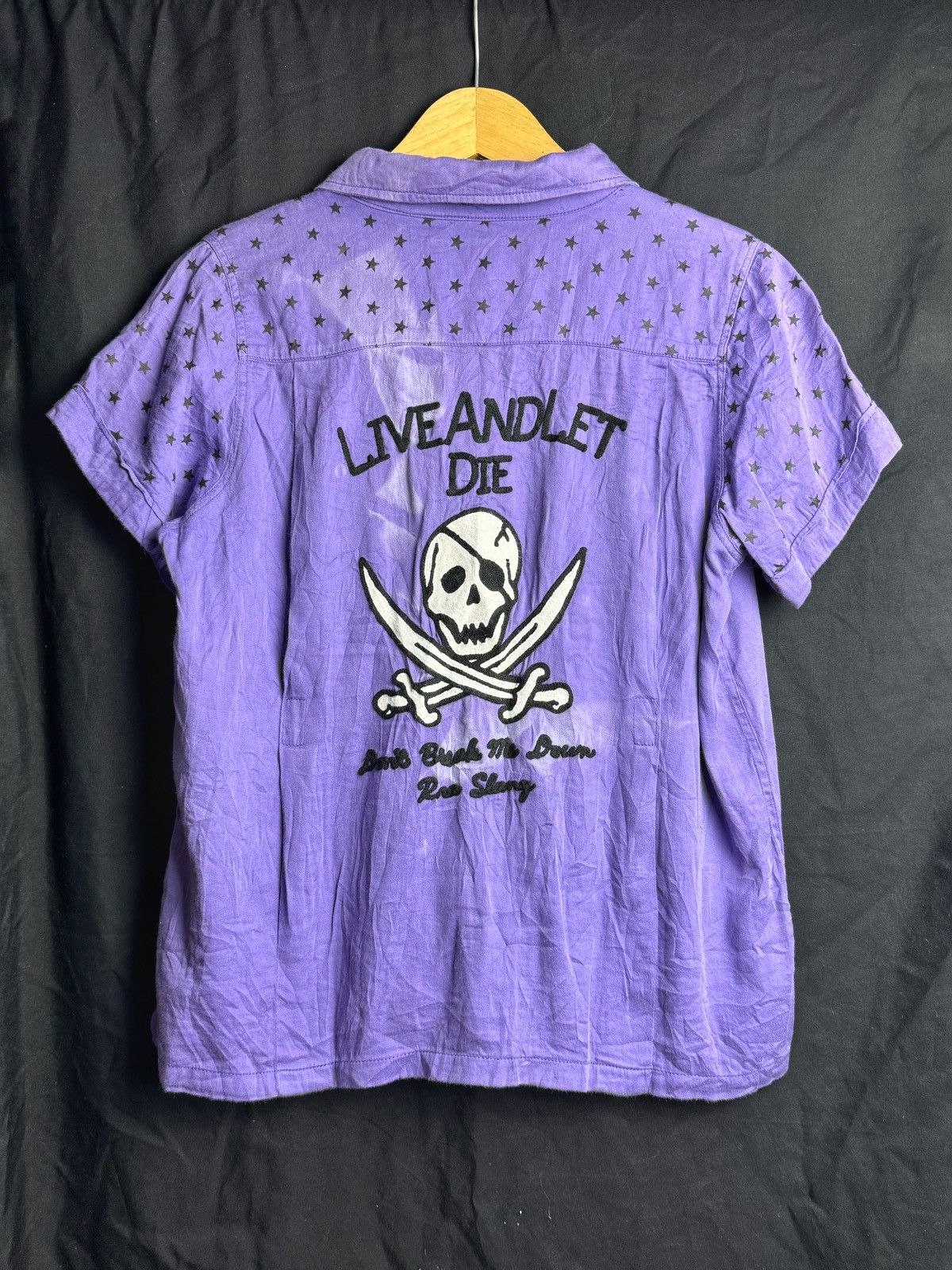 Hysteric Glamour × Japanese Brand × PPFM 2000s Bowling Shirt RNA Skulls Japanese Style Size US S / EU 44-46 / 1 - 2 Thumbnail