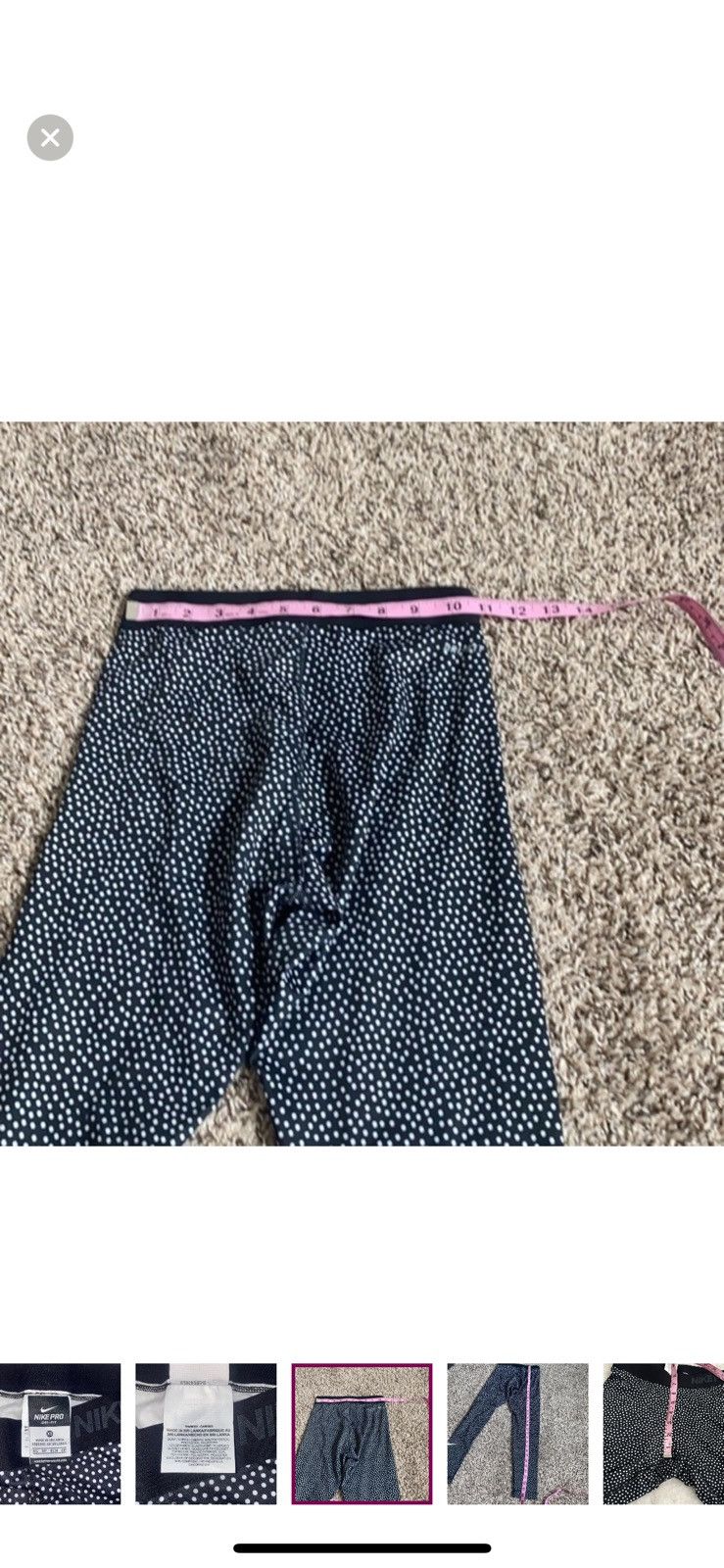 Nike Nike XS pro combat polka dot leggings Size 25" / US 0 / IT 36 - 6 Thumbnail
