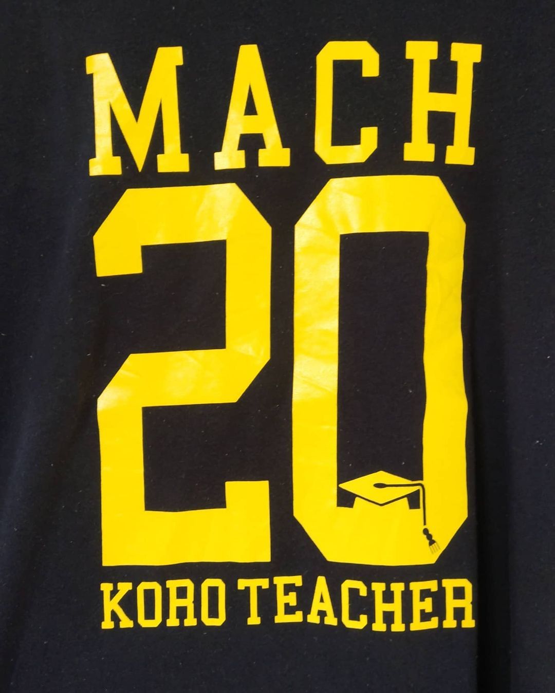 Anime × Japanese Brand Assassination Classroom Koro Sensei Mach 20 Anime Tees Size US L / EU 52-54 / 3 - 2 Thumbnail