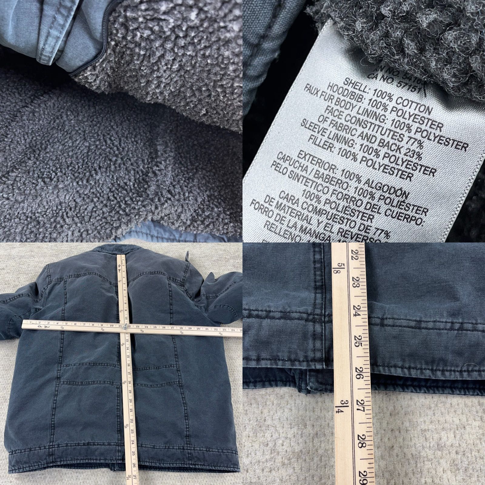 Levi's Levi's Bomber Jacket Men Large Blue Canvas Lined 90s Outdoor Regular Fit Size US L / EU 52-54 / 3 - 8 Thumbnail