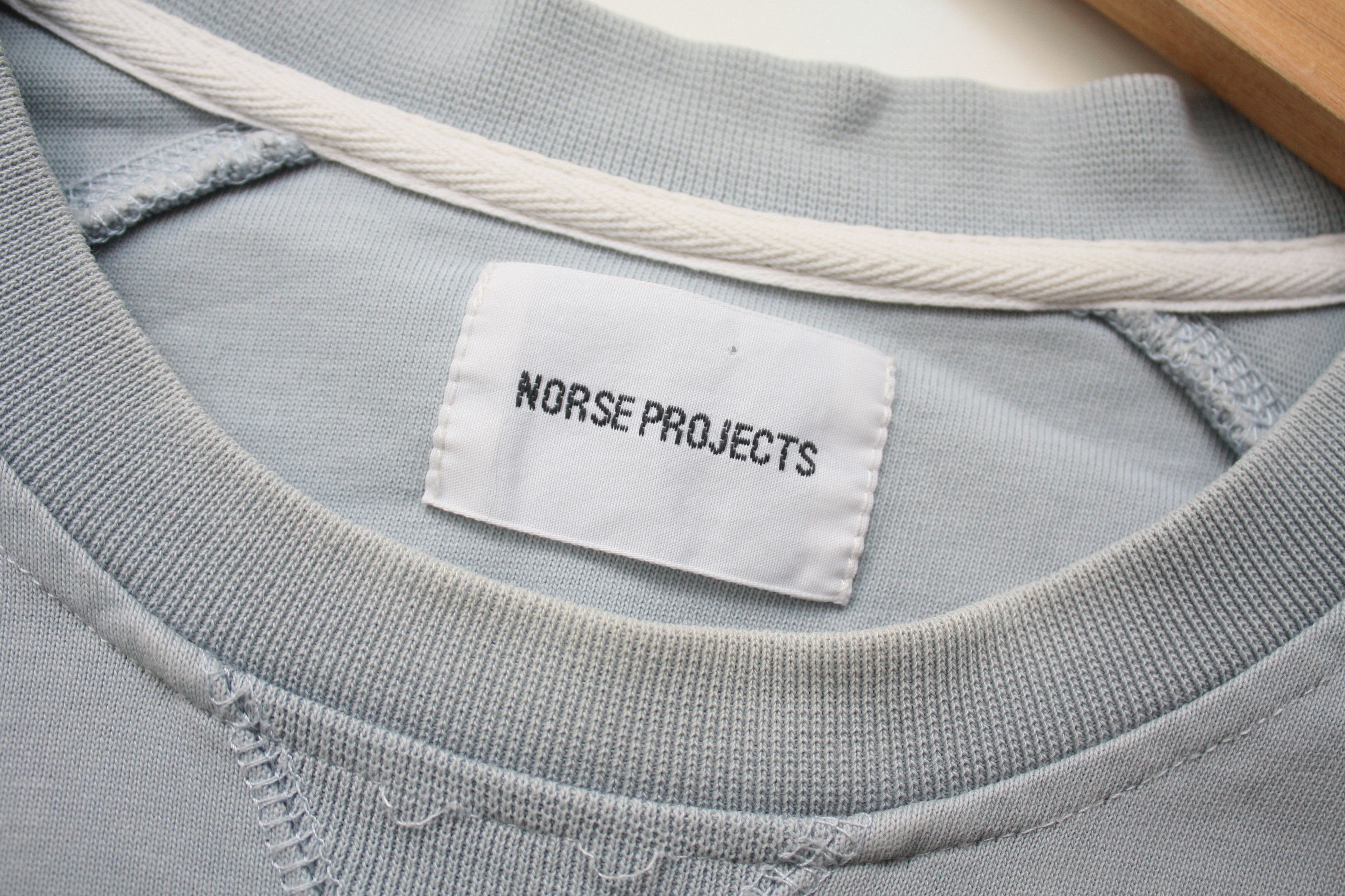 Norse Projects Norse Projects Visby Tee Sweat Light Blue Crew Neck Size US L / EU 52-54 / 3 - 5 Thumbnail