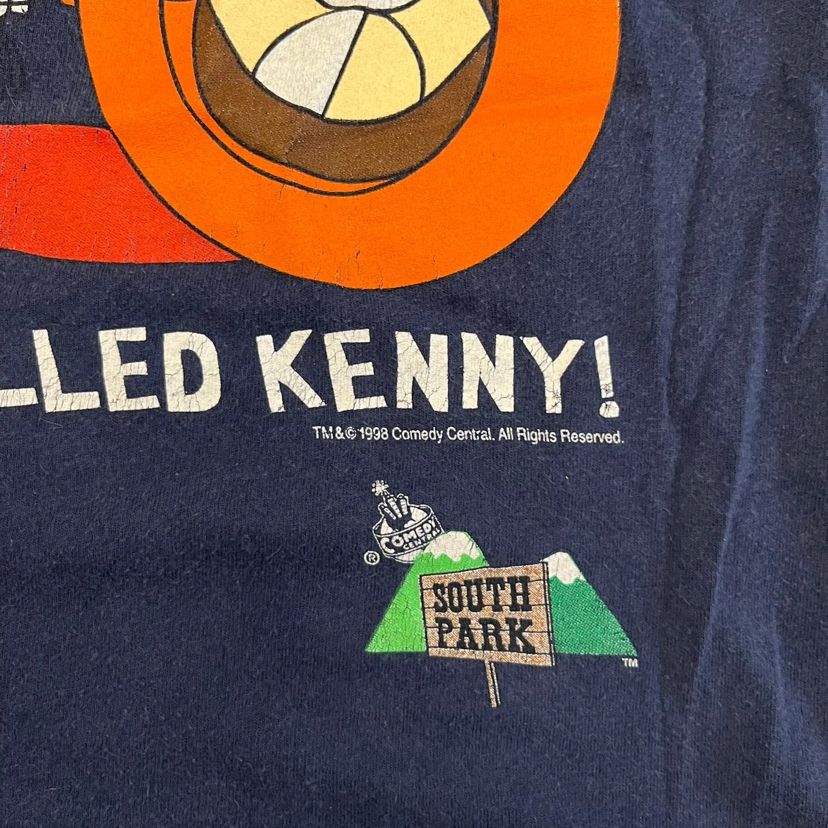 Vintage south park 1998 kenny tee medium Size US M / EU 48-50 / 2 - 3 Thumbnail