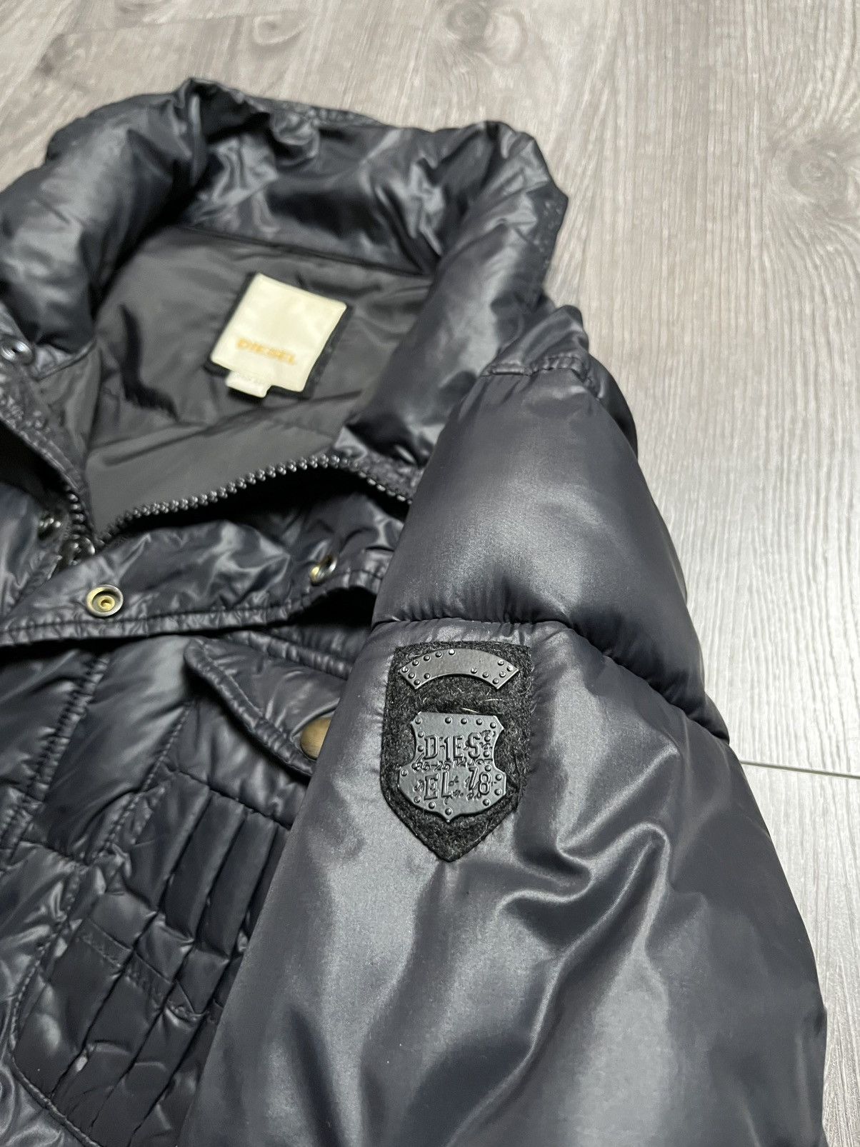 Diesel DIESEL Archive Y2K Tactical Puffer Jacket Black XL Size US XL / EU 56 / 4 - 10 Thumbnail