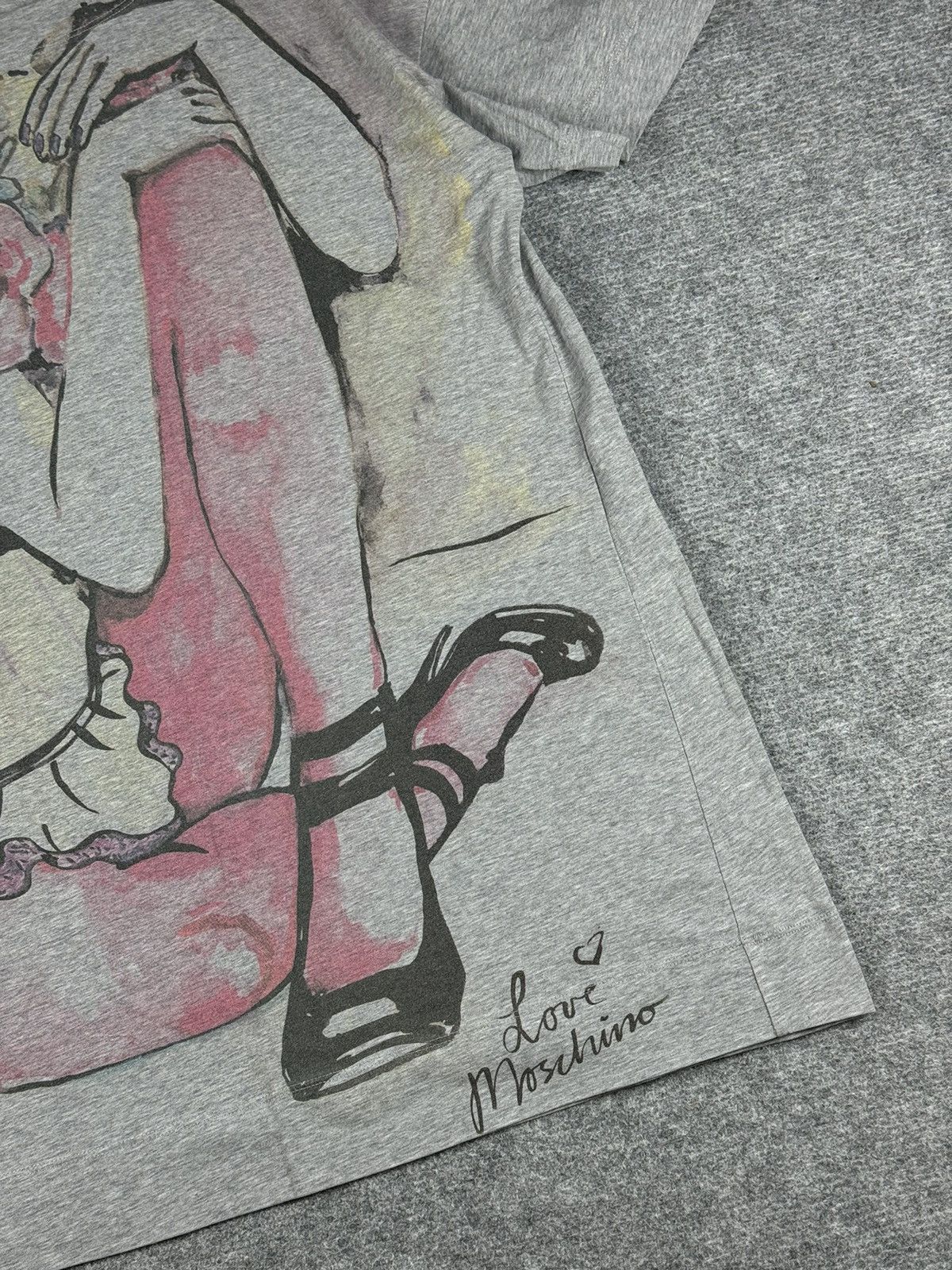 Love Moschino Love Moschino Printed tshirt Size L / US 10 / IT 46 - 3 Thumbnail