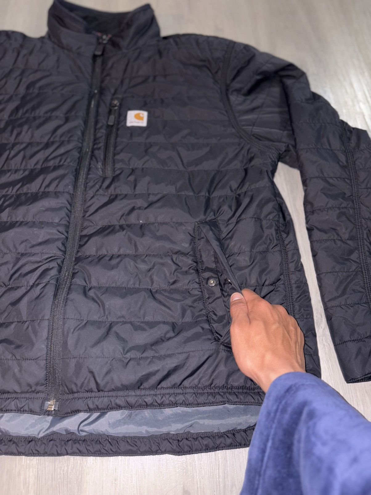 Carhartt MEN'S RAIN DEFENDER INSULATED JACKET - RELAXED FIT Size US S / EU 44-46 / 1 - 2 Thumbnail