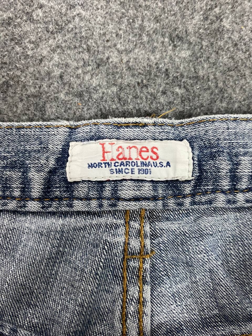 Hanes vintage hanes faded distressed denim Size US 32 / EU 48 - 13 Thumbnail