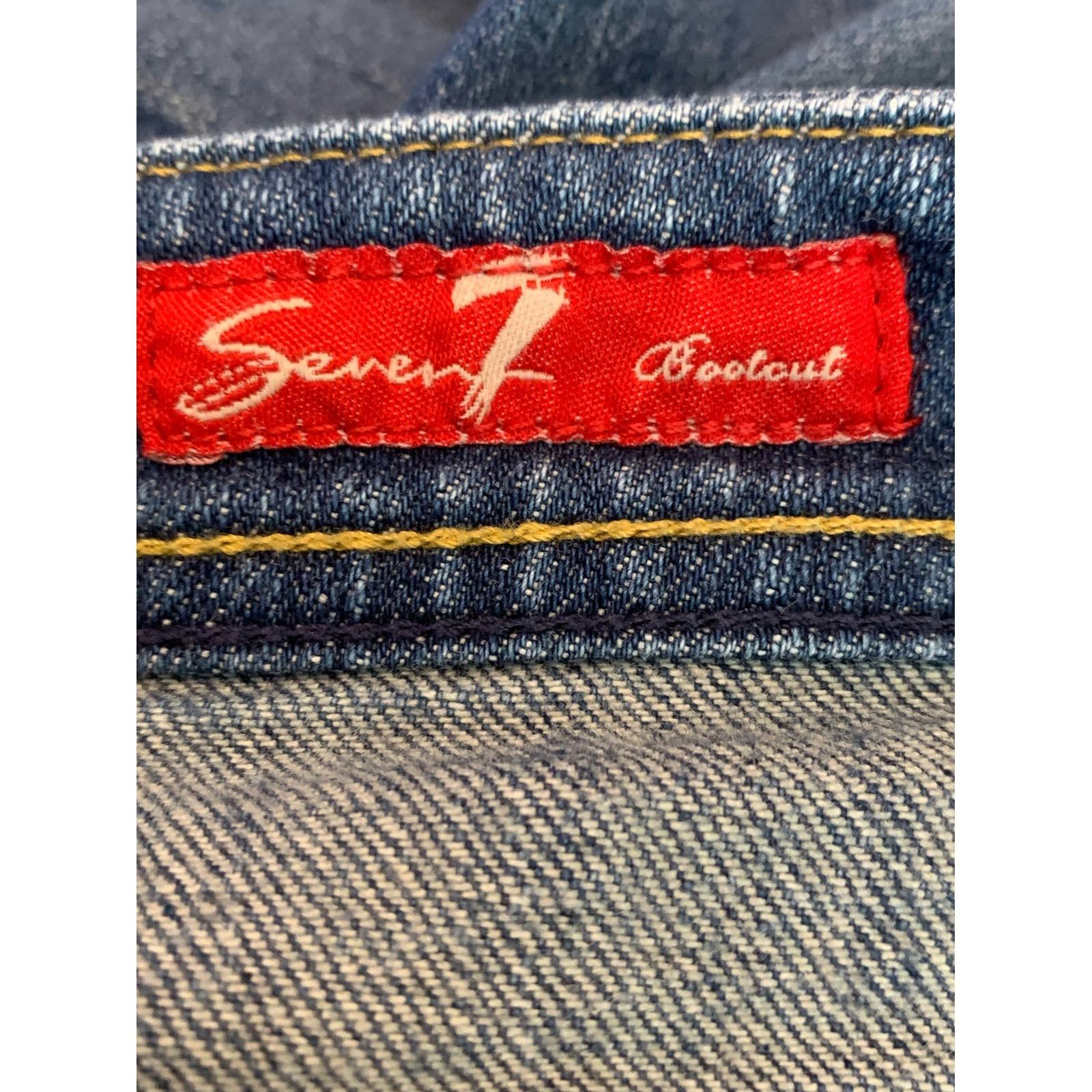Seven 7 Seven7 blue Y2K Bootcut low rise Jeans size 30 Size 30" / US 8 / IT 44 - 3 Thumbnail