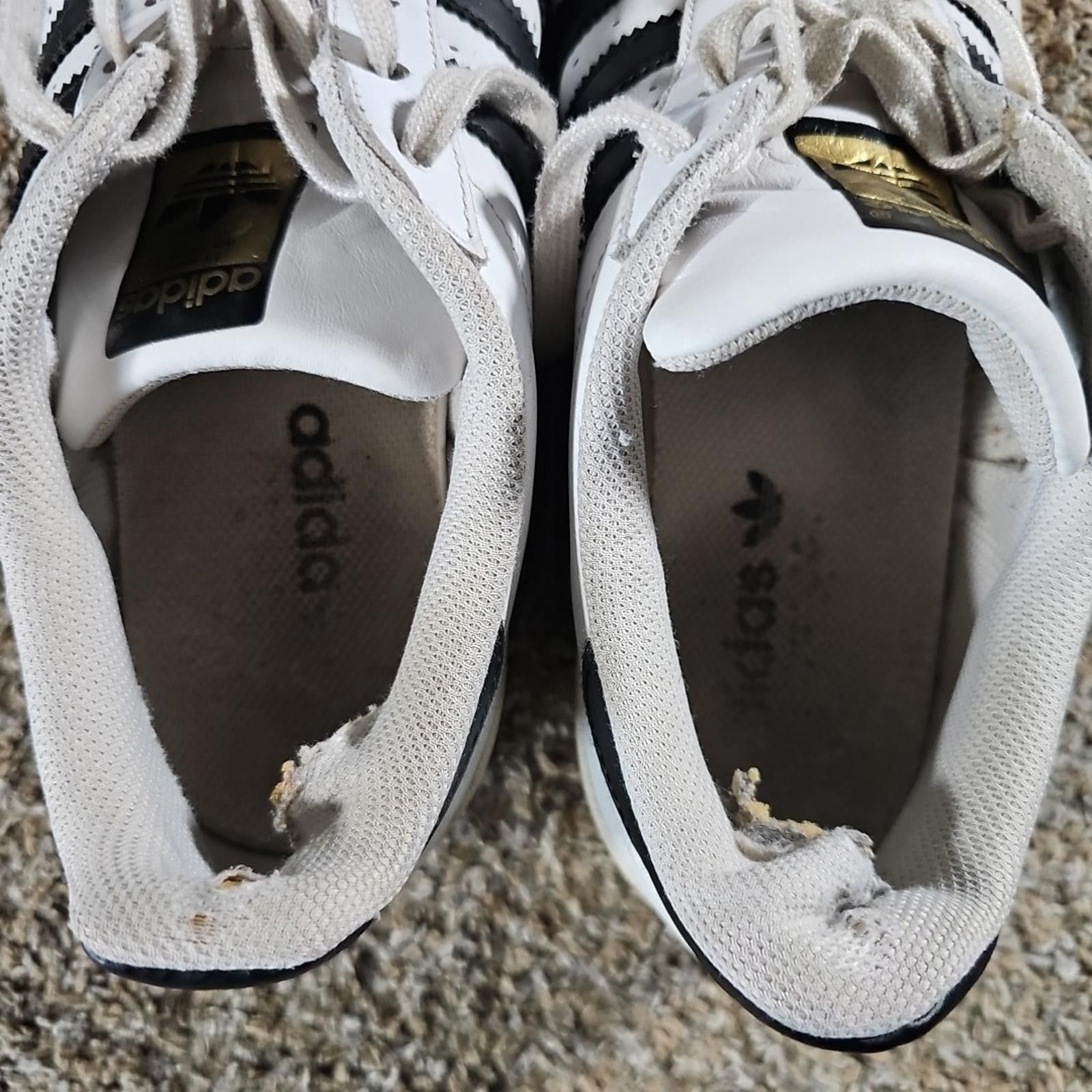 Adidas Adidas Superstar ART C77153 sz 11 White Black Stripe Clam Size US 11 / EU 44 - 10 Thumbnail
