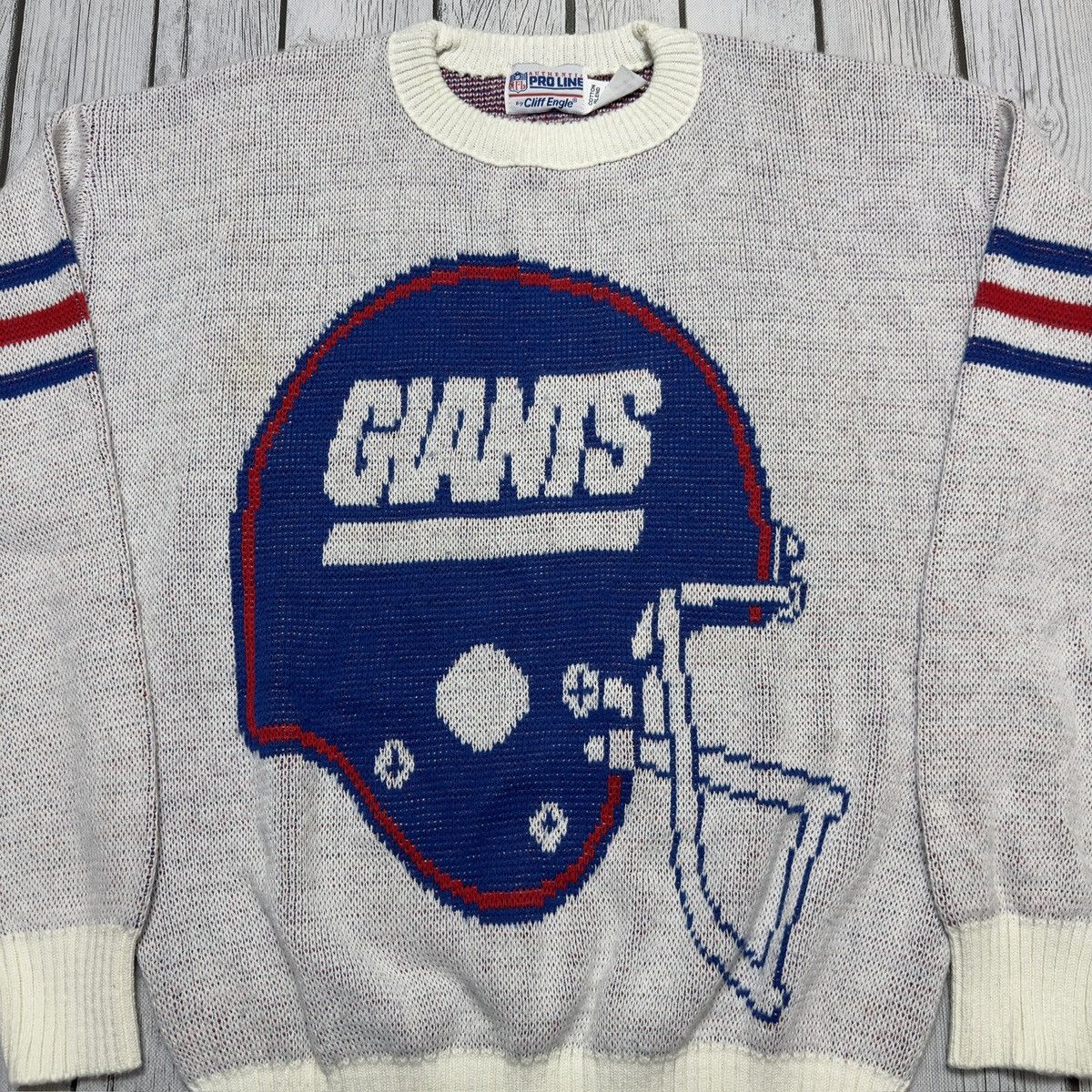 NFL × Vintage Vintage New York Giants sweater Size US L / EU 52-54 / 3 - 3 Thumbnail