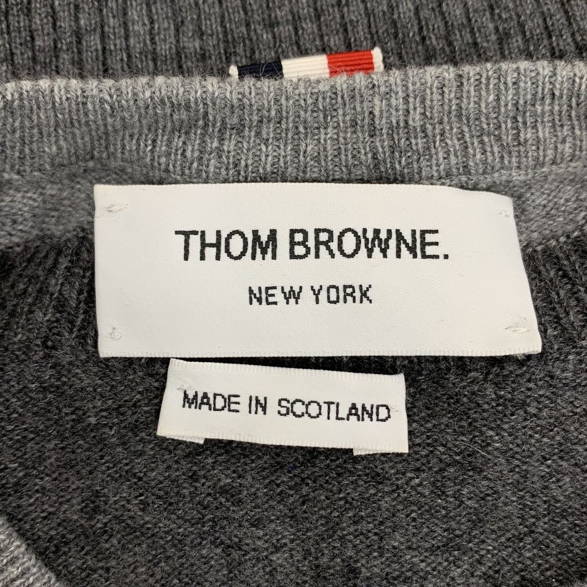 Thom Browne Thom Browne Charcoal Cashmere Long Sleeve Knit Sweater K26WX Size M / US 6-8 / IT 42-44 - 5 Thumbnail