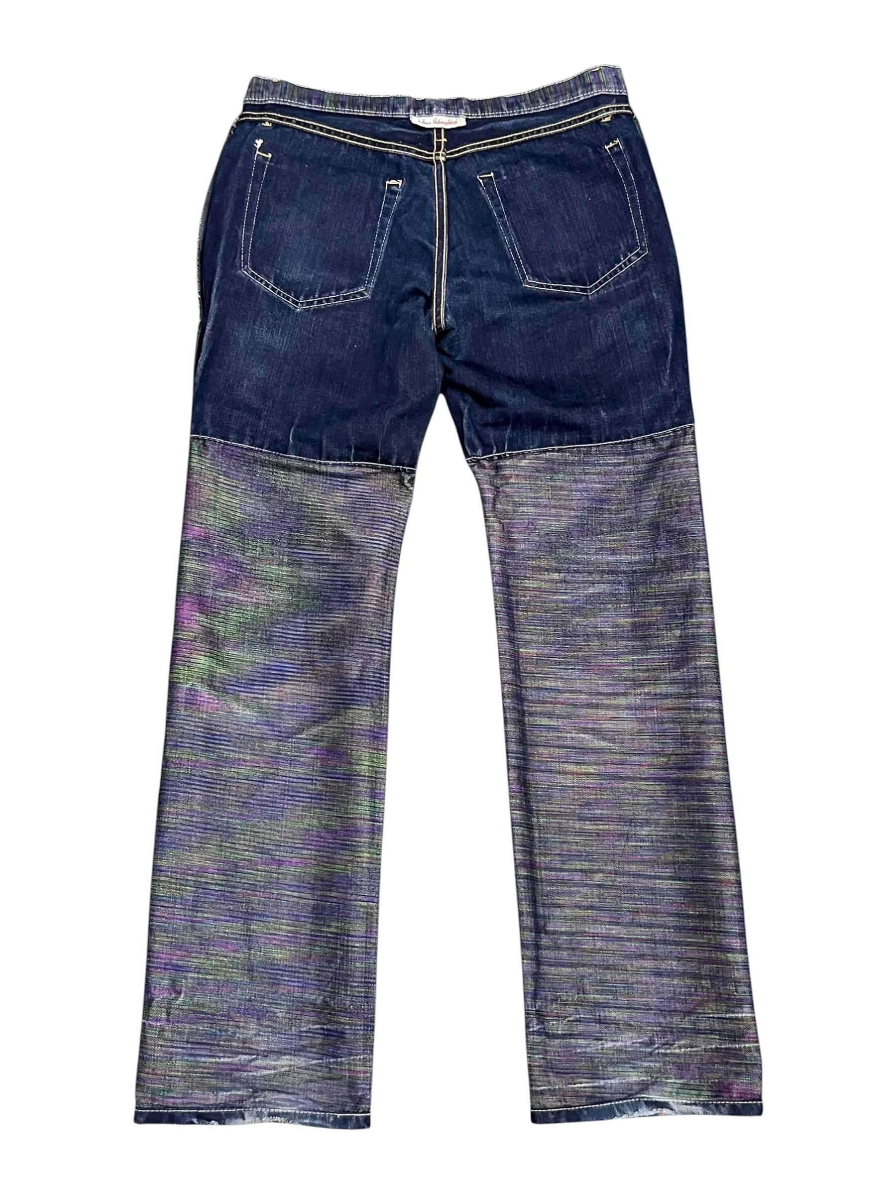 Seditionaries Gumu Int'l Grunge Hybrid Double Waist Jeans W31 Rare Size US 31 - 18 Thumbnail