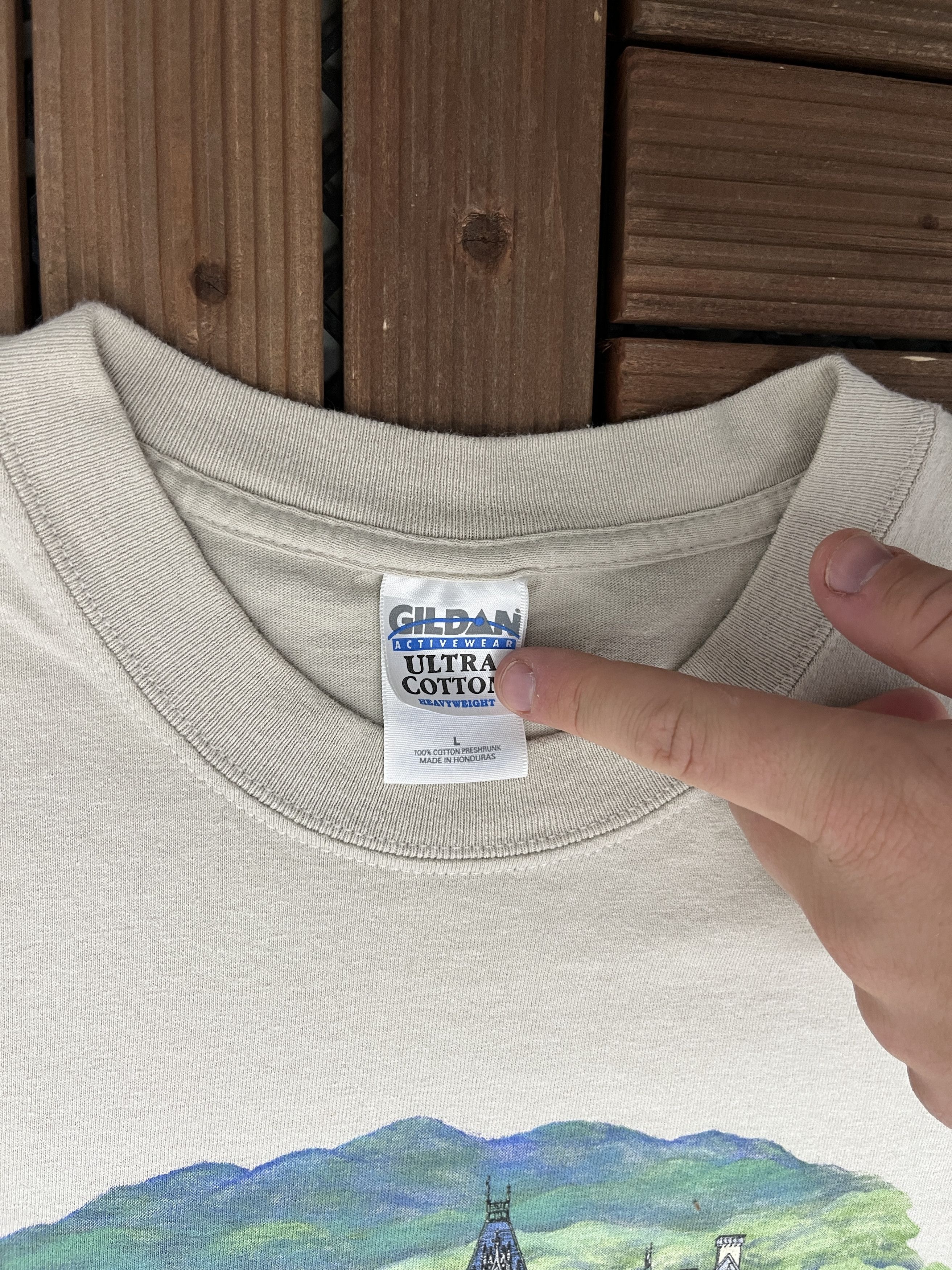 Vintage Biltmore Estate Asheville, NC Vintage Beige Tourist Tee Size US L / EU 52-54 / 3 - 5 Thumbnail