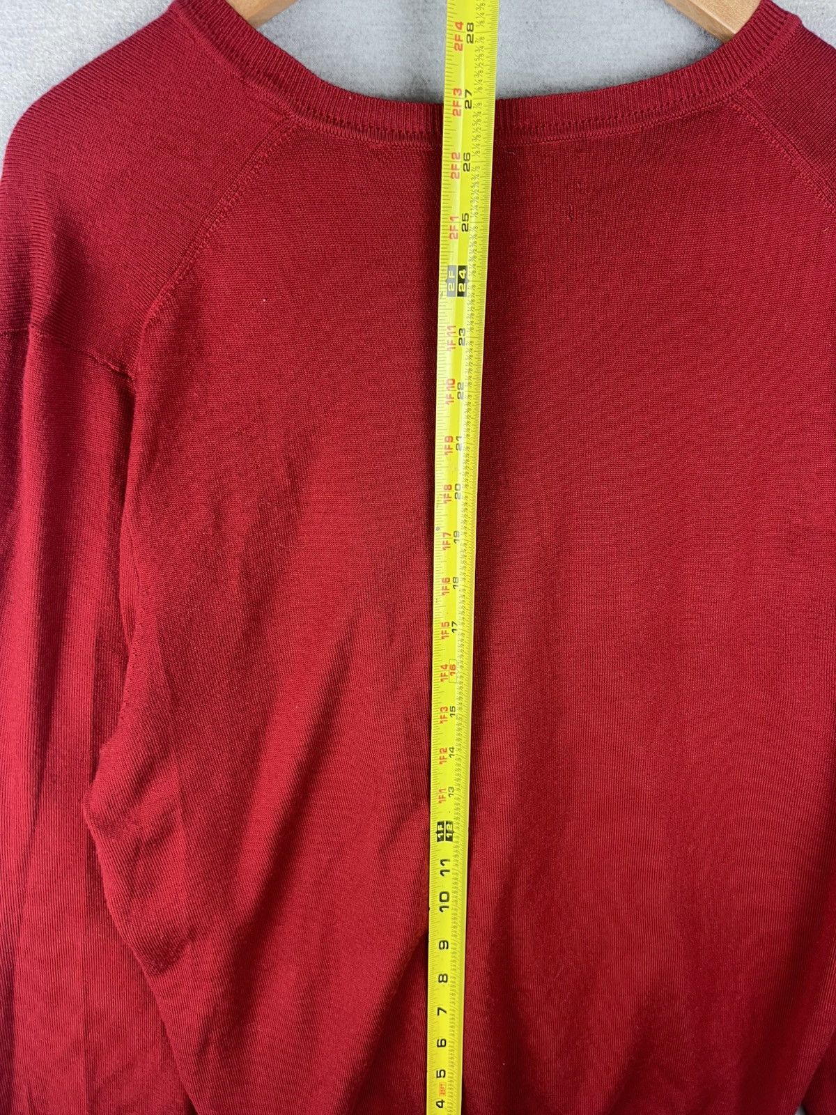Polo Ralph Lauren × Vintage POLO RALPH LAUREN Red Crew Neck Sweater XXL Washable Merino Size US XXL / EU 58 / 5 - 5 Thumbnail